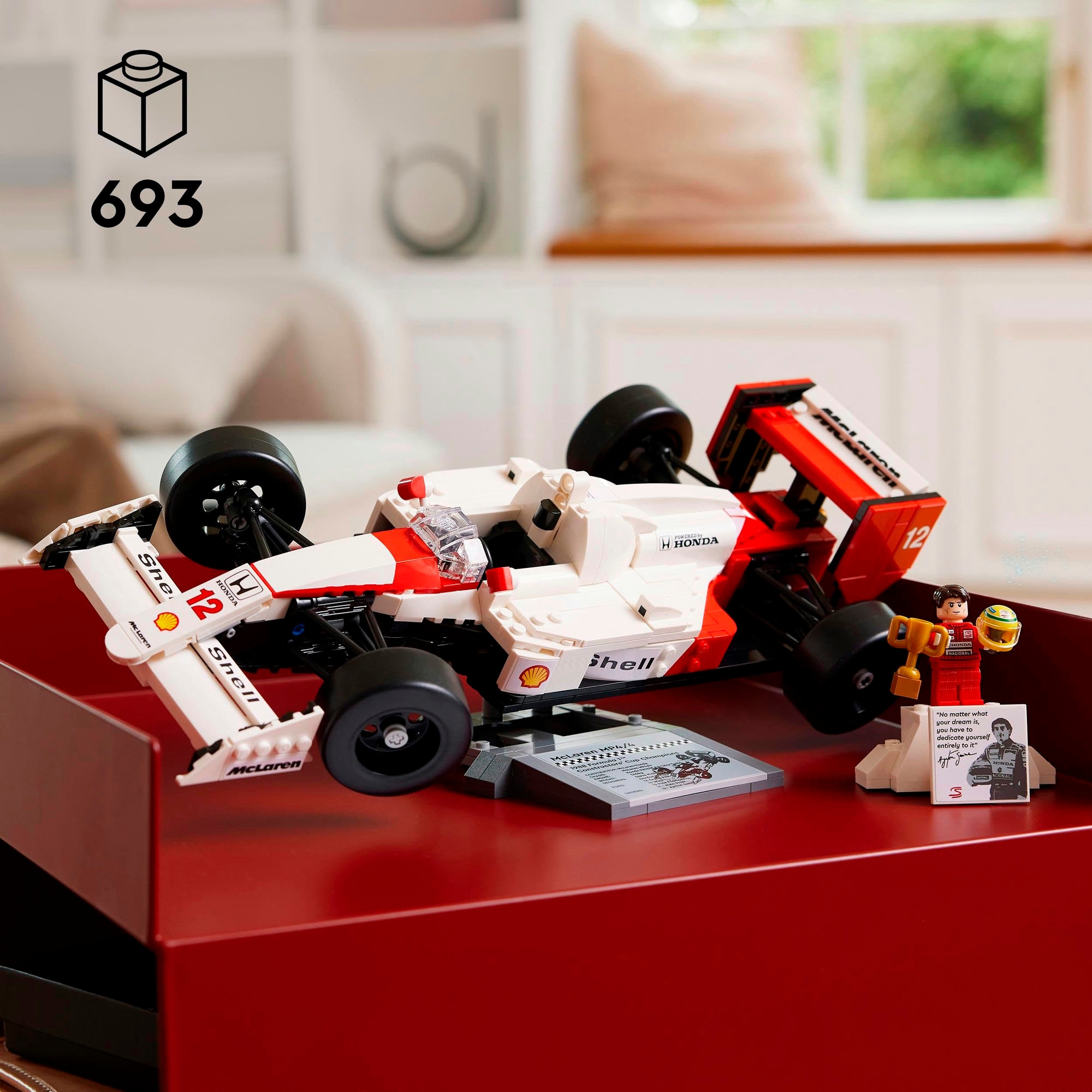 LEGO® Konstruktionsspielsteine »McLaren MP4/4 & Ayrton Senna (10330), LEGO® Icons« Made in Europe