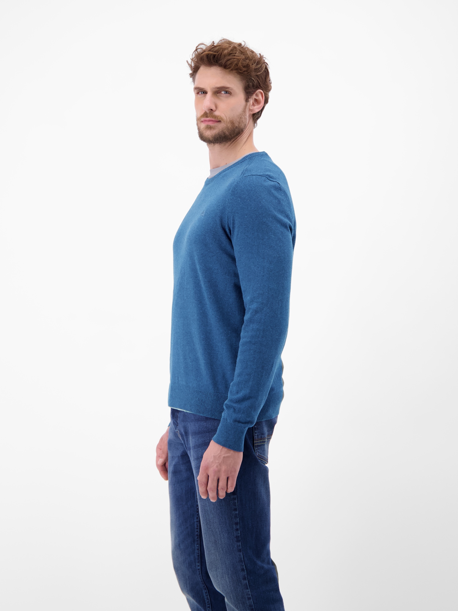 LERROS Strickpullover »LERROS Herren Basic Strickpullover«
