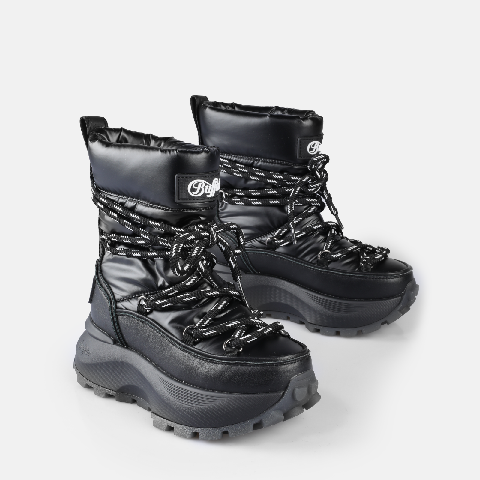 Buffalo Bottes d'hiver »MANHATTAN SOW BOOT PUFFED«  bottes de neige, bottes compensées, bottines à lacets avec semelle profilée