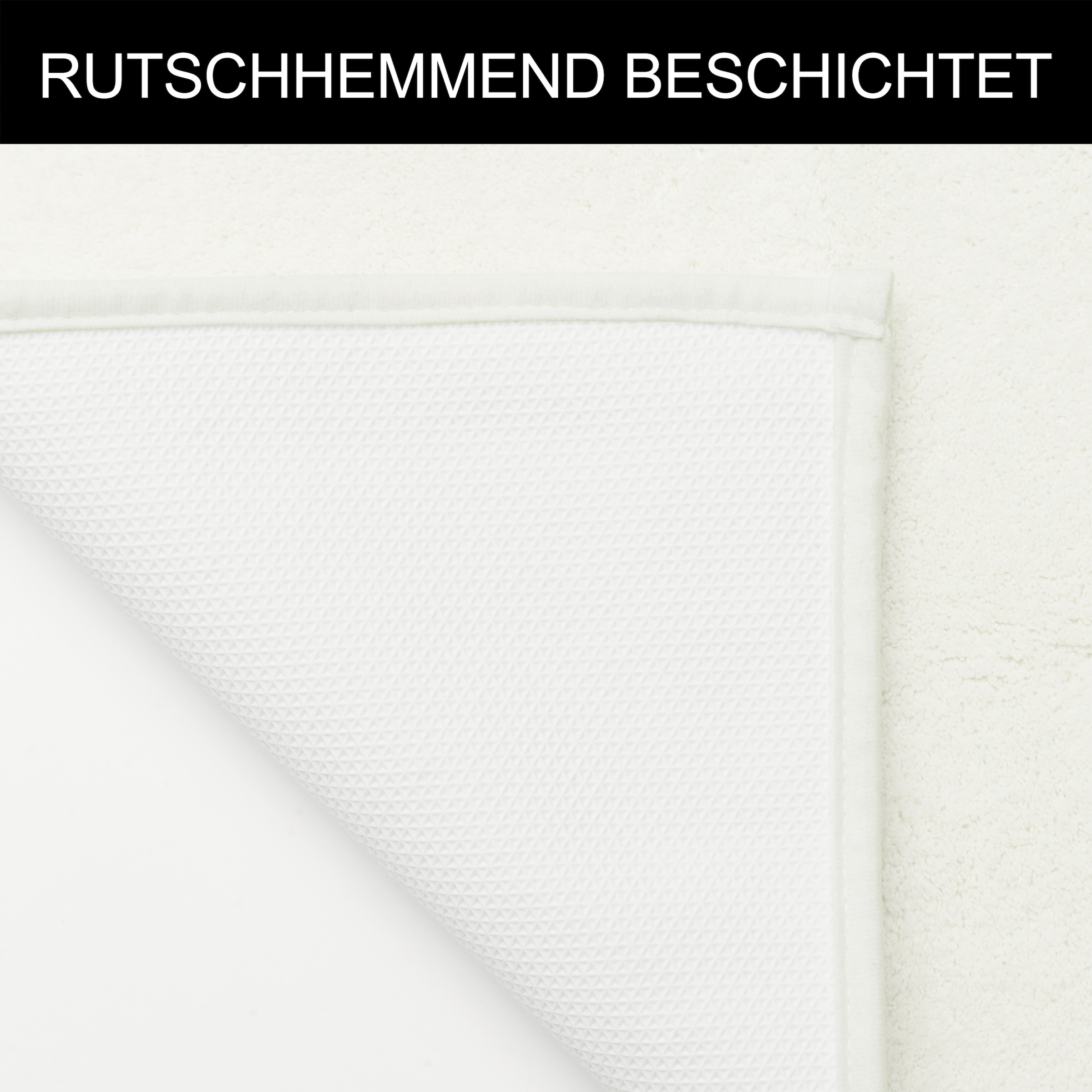 GOODproduct Badematte »Cali, Badvorleger, Badezimmer Teppich, Duschvorleger« Höhe 10 mm rutschhemmend beschichtet fussbodenheizungsgeeignet | schnell trocknend weich, Uni Farben, auch als Teppich erhältlich
