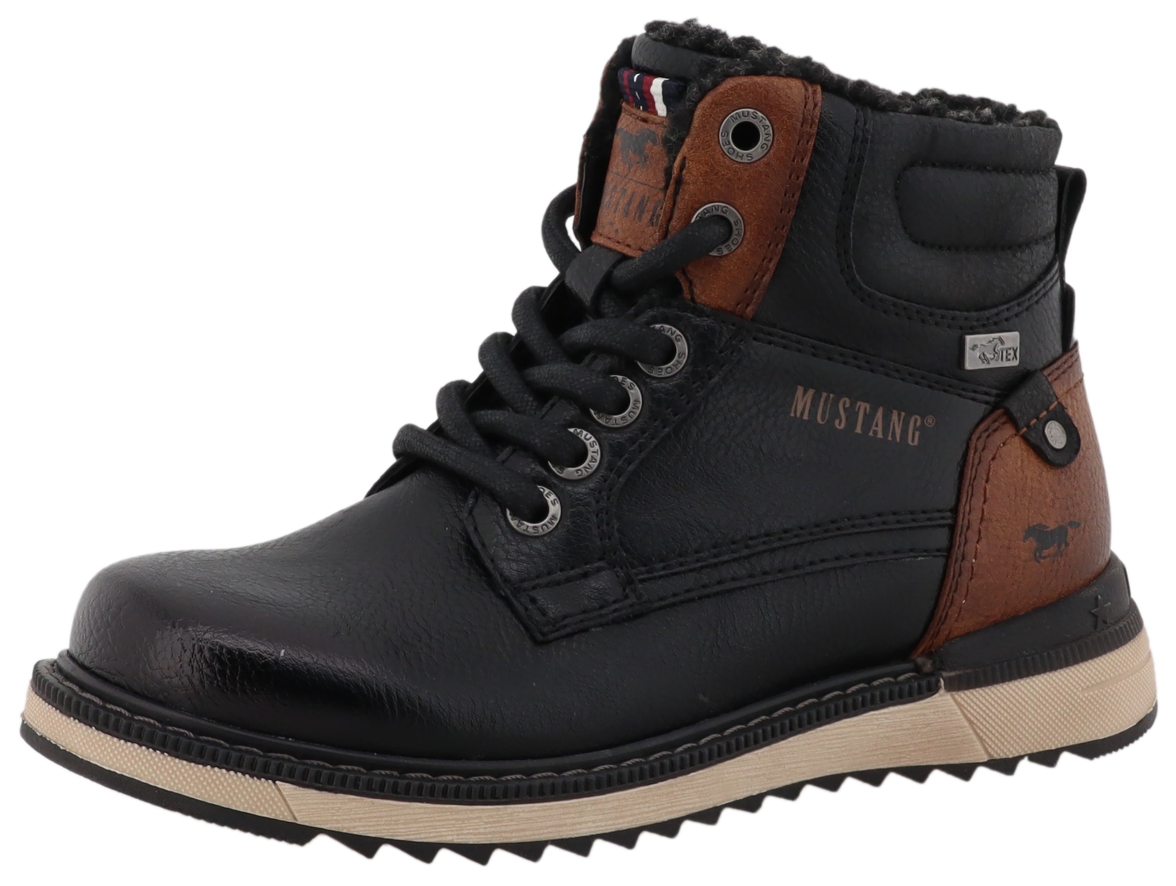 Mustang Shoes Bottes d'hiver »Donato«  bottes à lacets, bottes outdoor avec membrane TEX