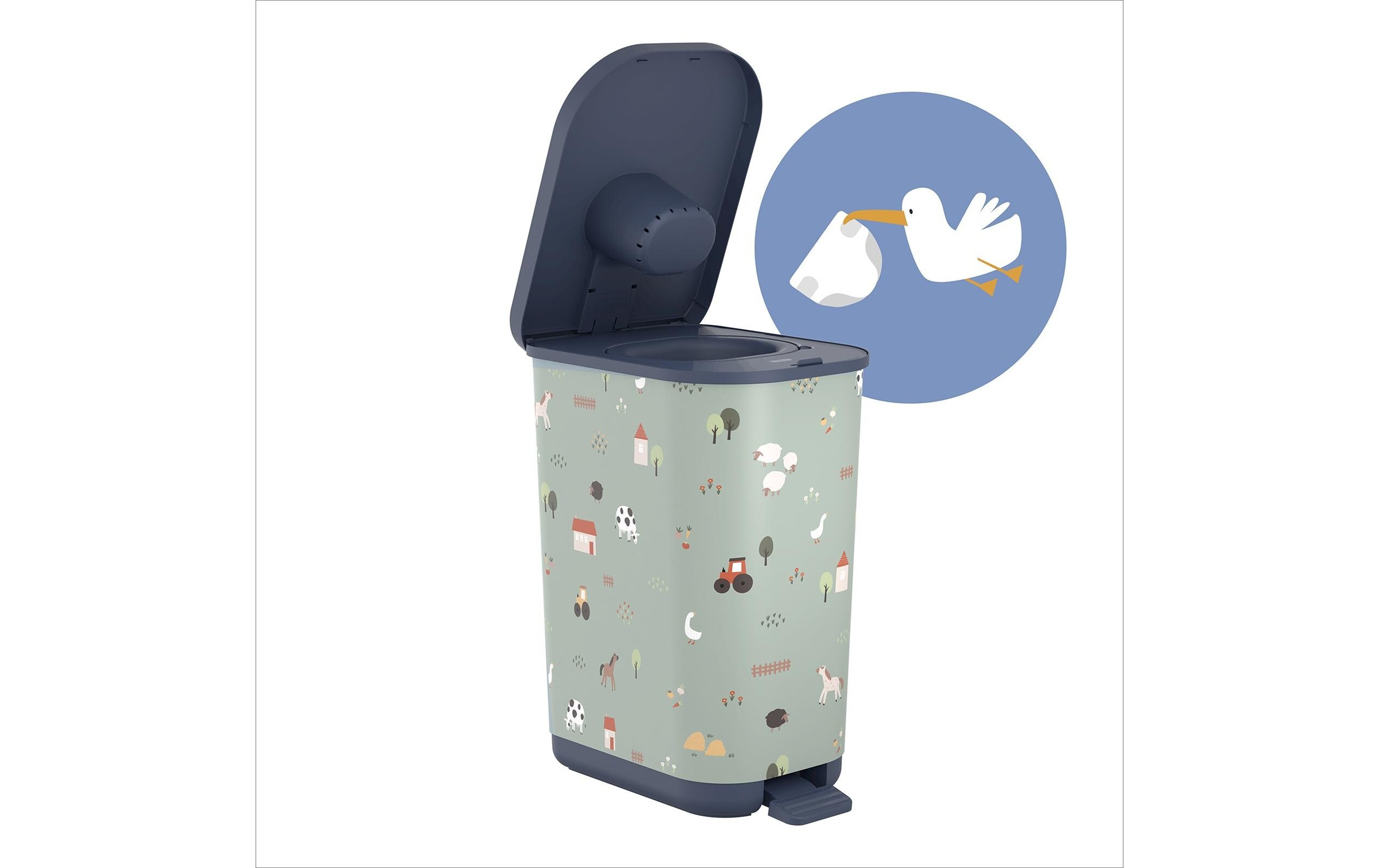 Rotho Babydesign Windeleimer »Yuma Farmtiere 35 l«