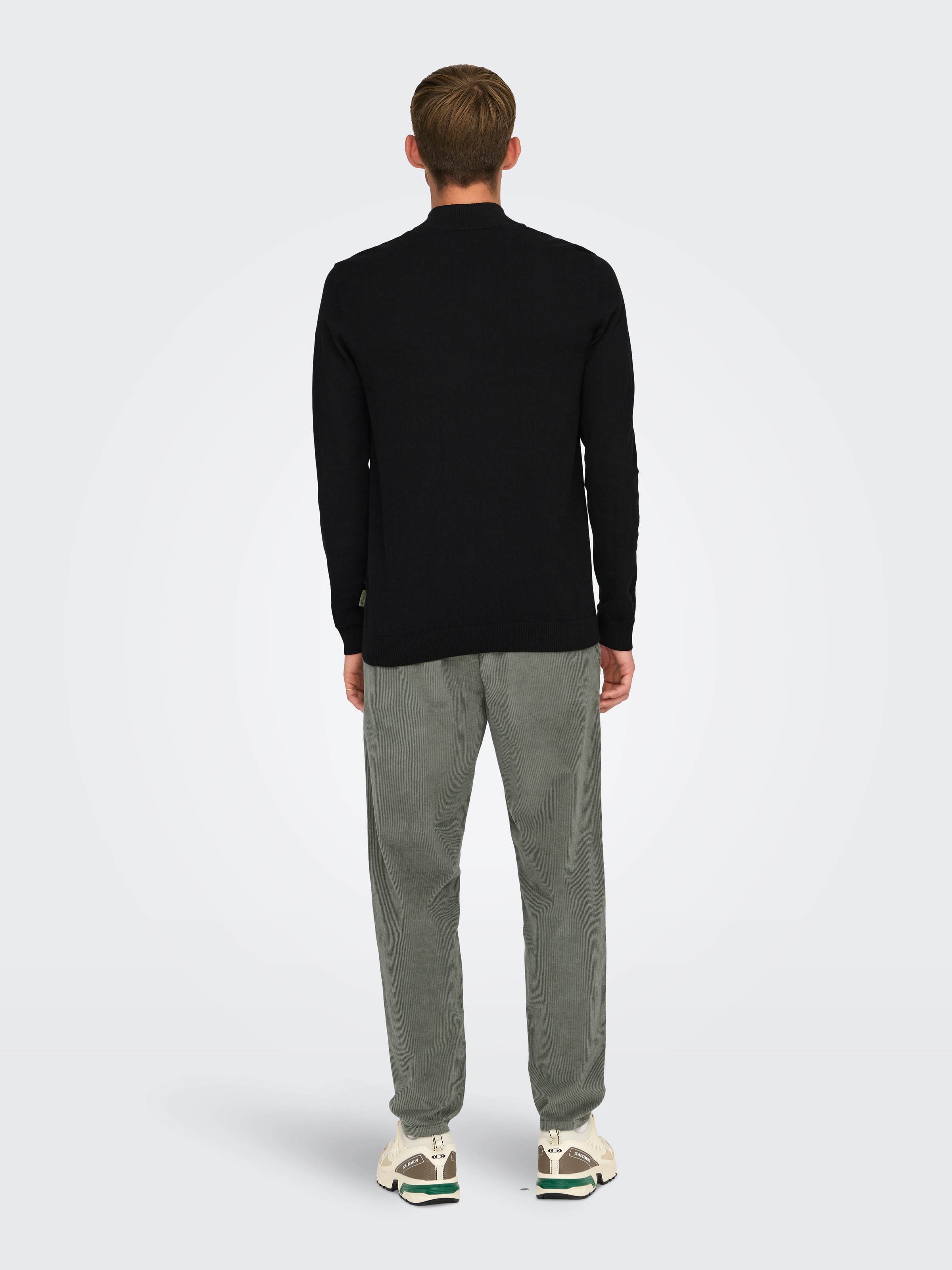 ONLY & SONS Troyer »ONSLOUI REG 12 MEL HALF ZIP KNIT NOOS«