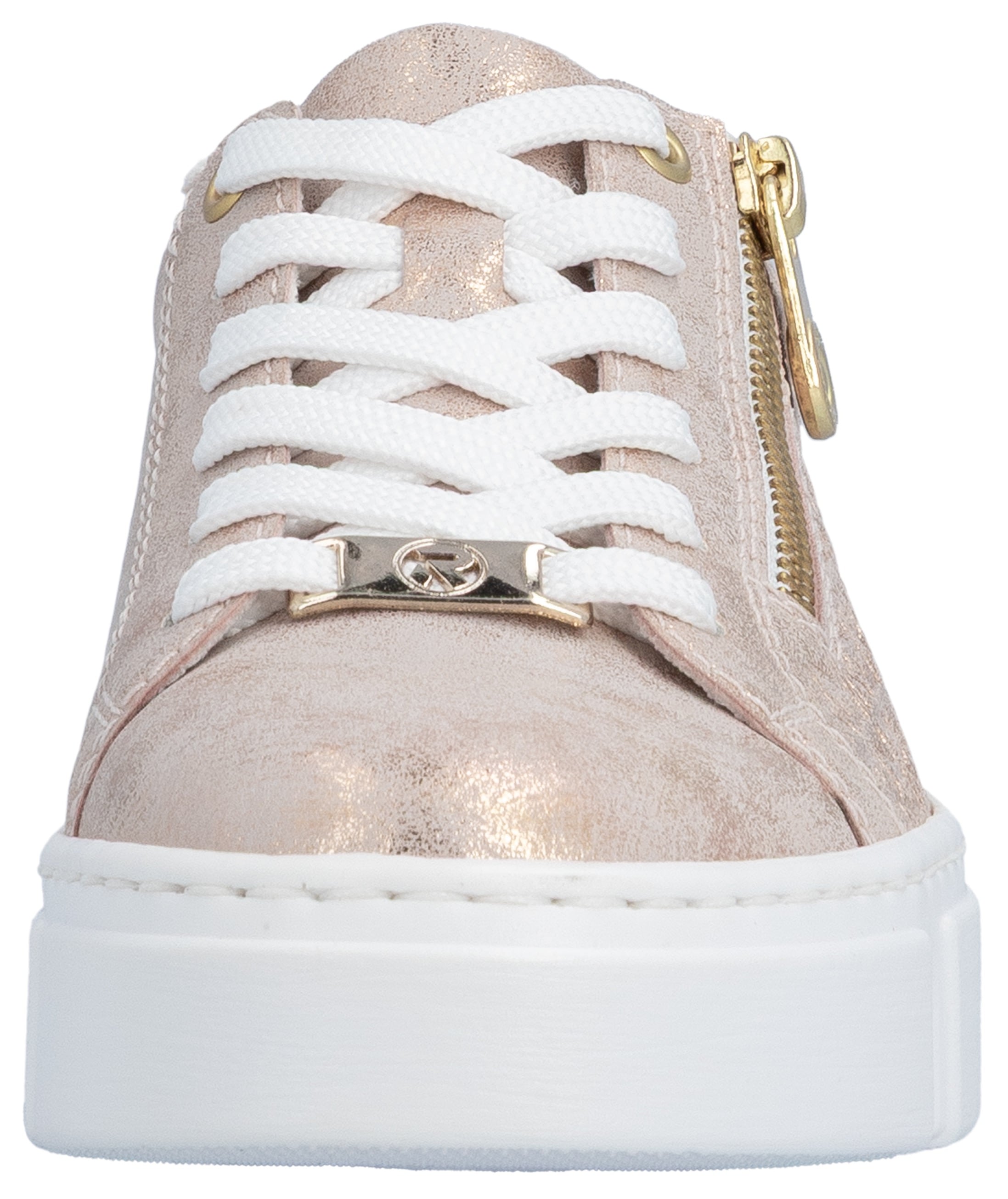 Rieker Baskets à plateforme  , Freizeitschuh, Halbschuh, Schnürschuh mit Reissverschluss