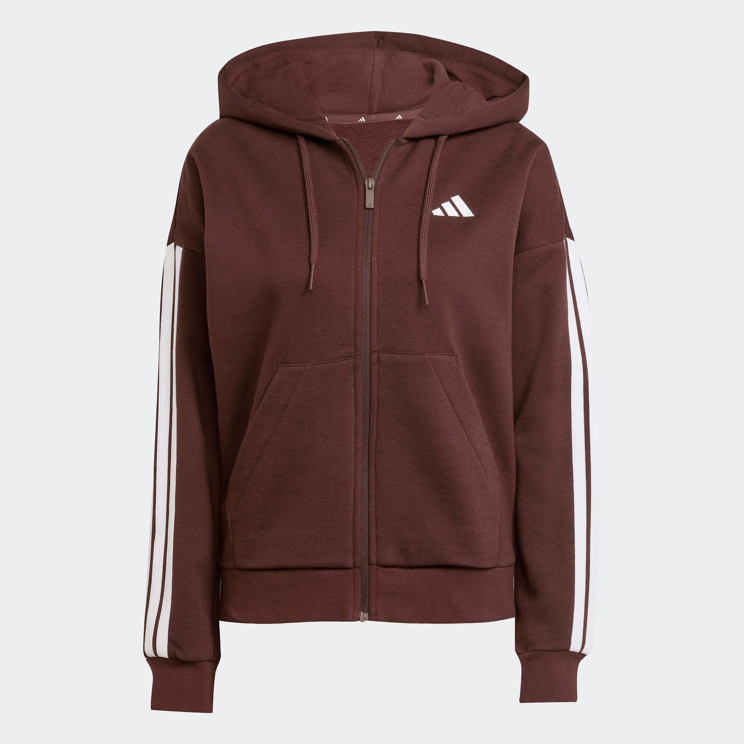 adidas Sportswear Sweat à capuche »ESSENTIALS 3-STREIFEN FULL-ZIP FLEECE«
