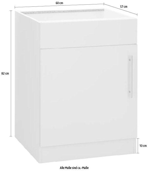 wiho Küchen Meuble évier »Cali, TOPSELLER« 60 cm breit, ohne Arbeitsplatte
