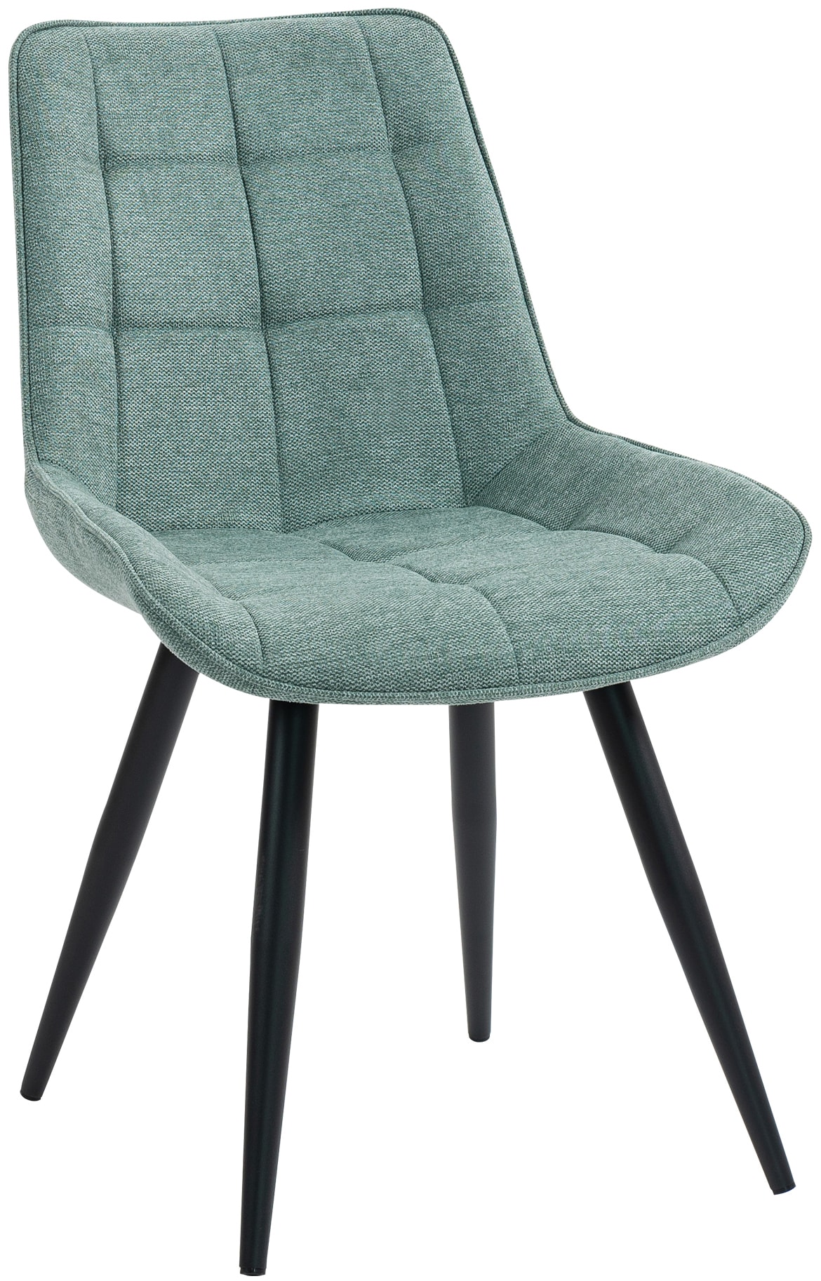 Duo Collection Chaise de salle à manger »Iris Esszimmerstuhl, 4er-Set« (Ensemble) 4 cuisrevêtement en tissu robuste, rembourrage matelassé, supporte jusqu'à 110 kg