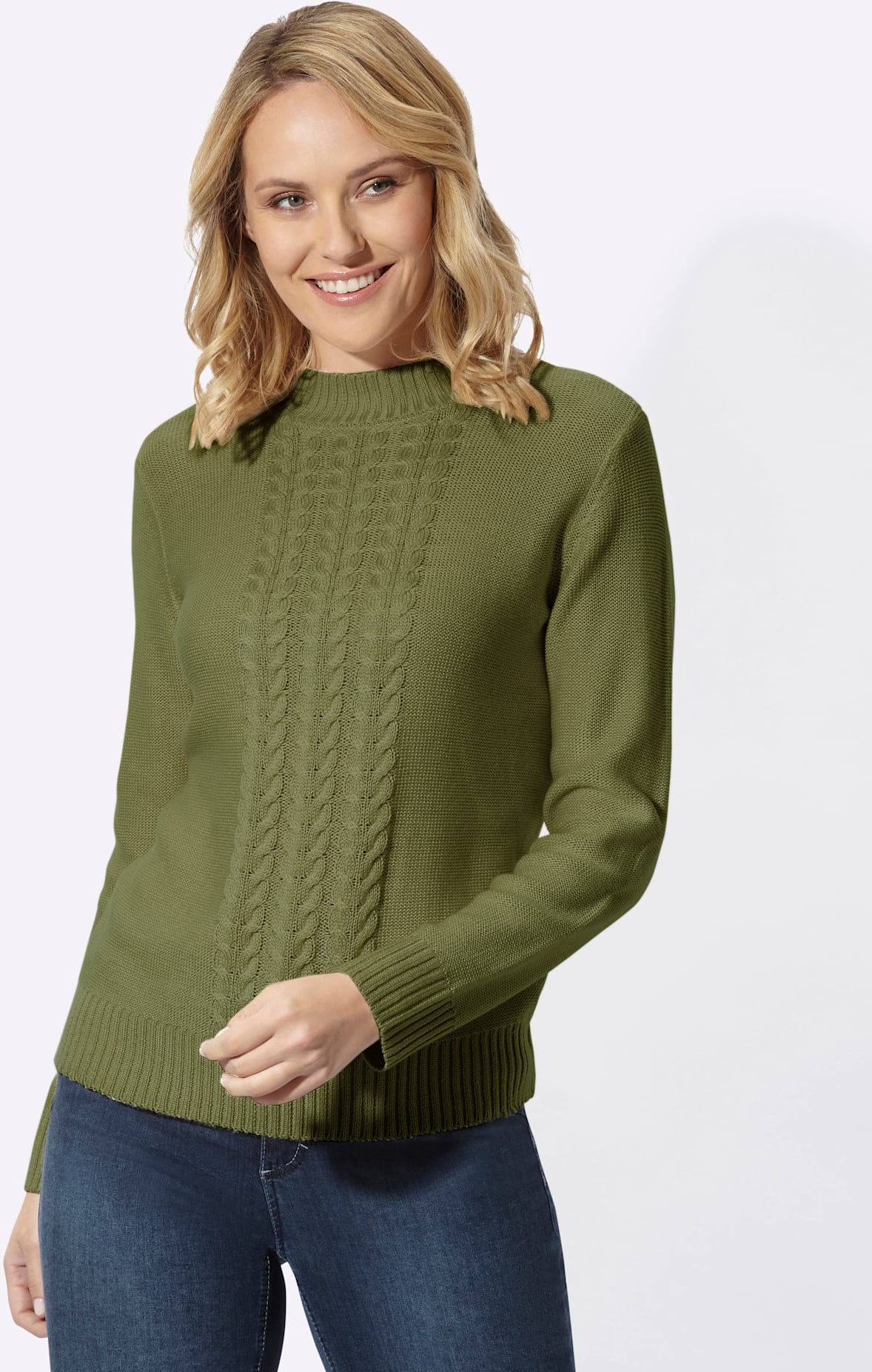 Classic Basics Pull à col montant »Stehkragen-Pullover«