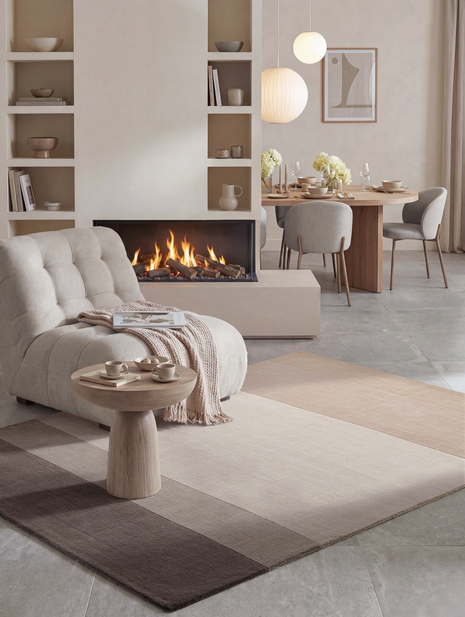 Villeroy & Boch Tapis en laine »Edmund« Rectangulaire 16 mm Höhe Laine, naturel, fait main, maison de campagne, scandinave, salon, chambre