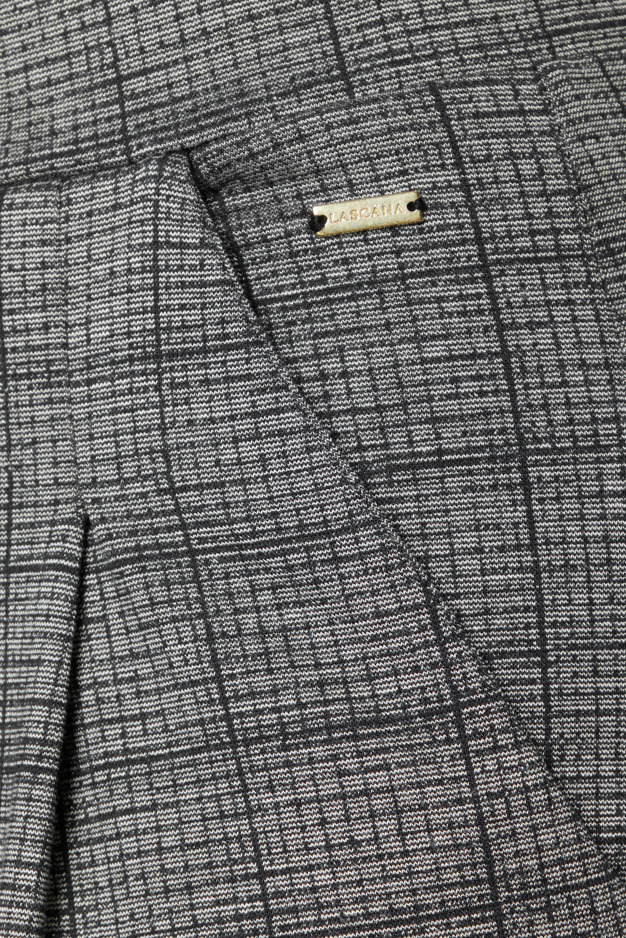 LASCANA Schlupfhose »extra Weit mit Bundfalten«  mit Jacquard Strickmuster oder uni schwarz