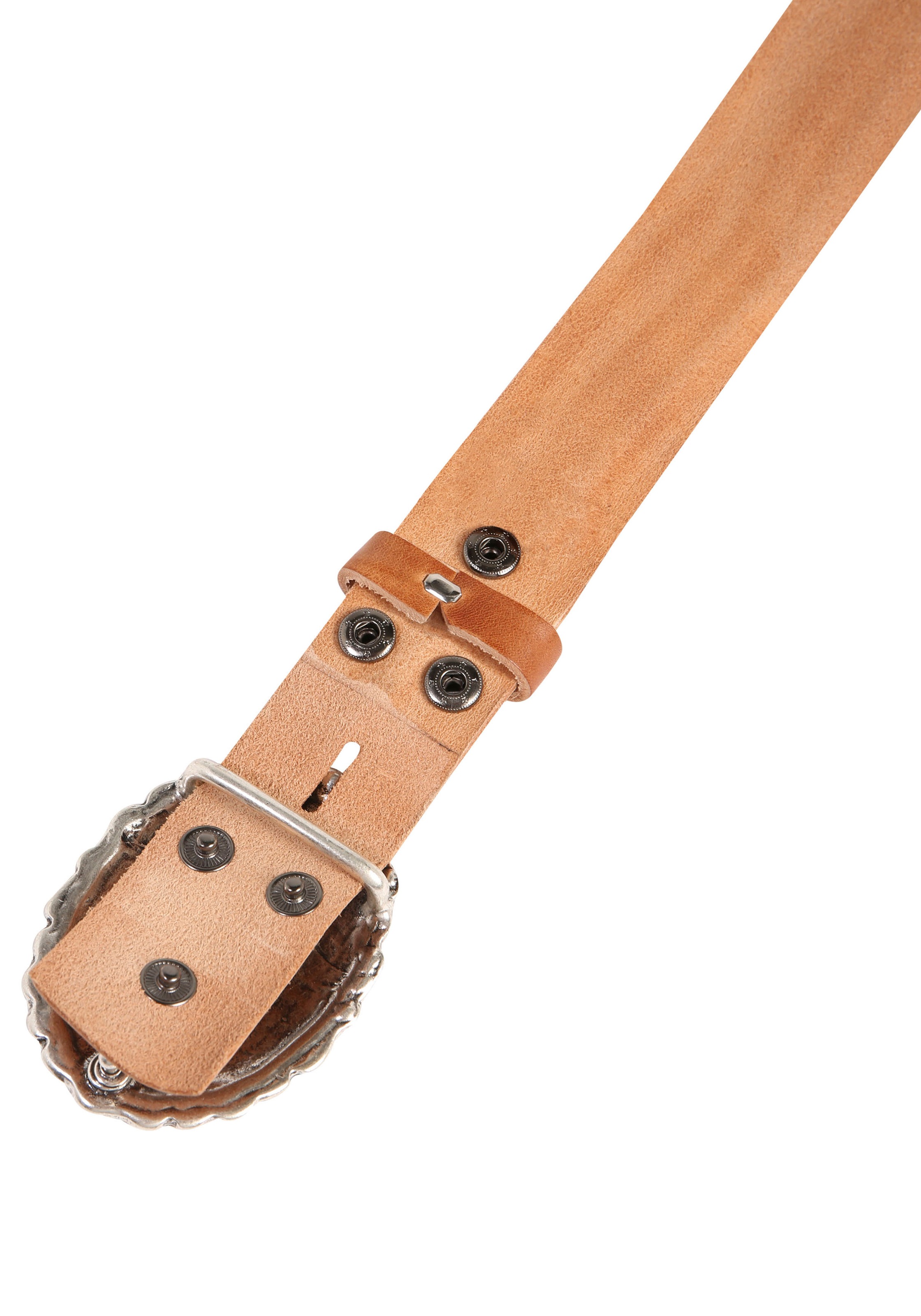 Rettungsring Gürtel Ceinture en cuir mit austauschbarer Schliesse »Oval Nieten Mit Strass«