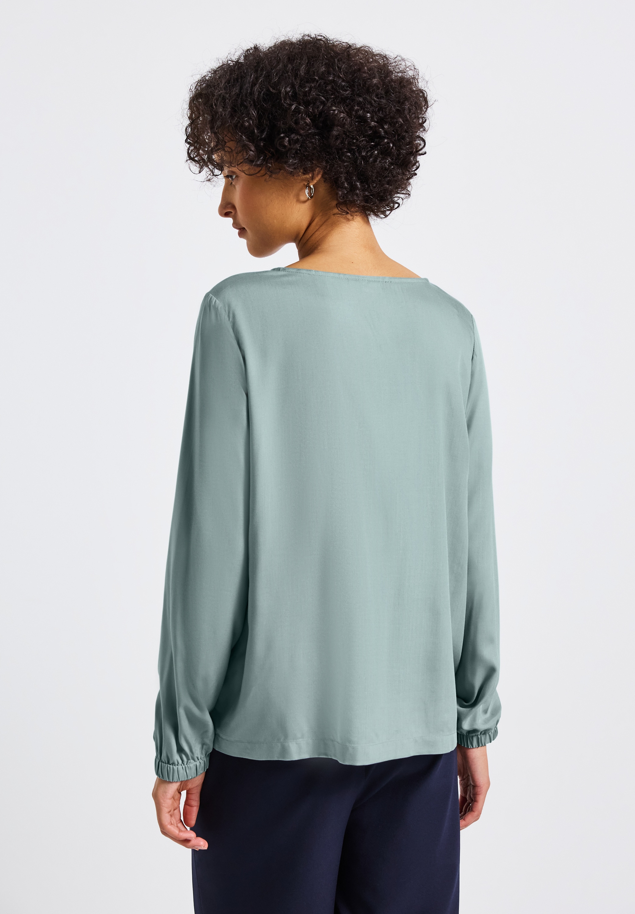 STREET ONE Blouse à manches longues , mit Cut-Out
