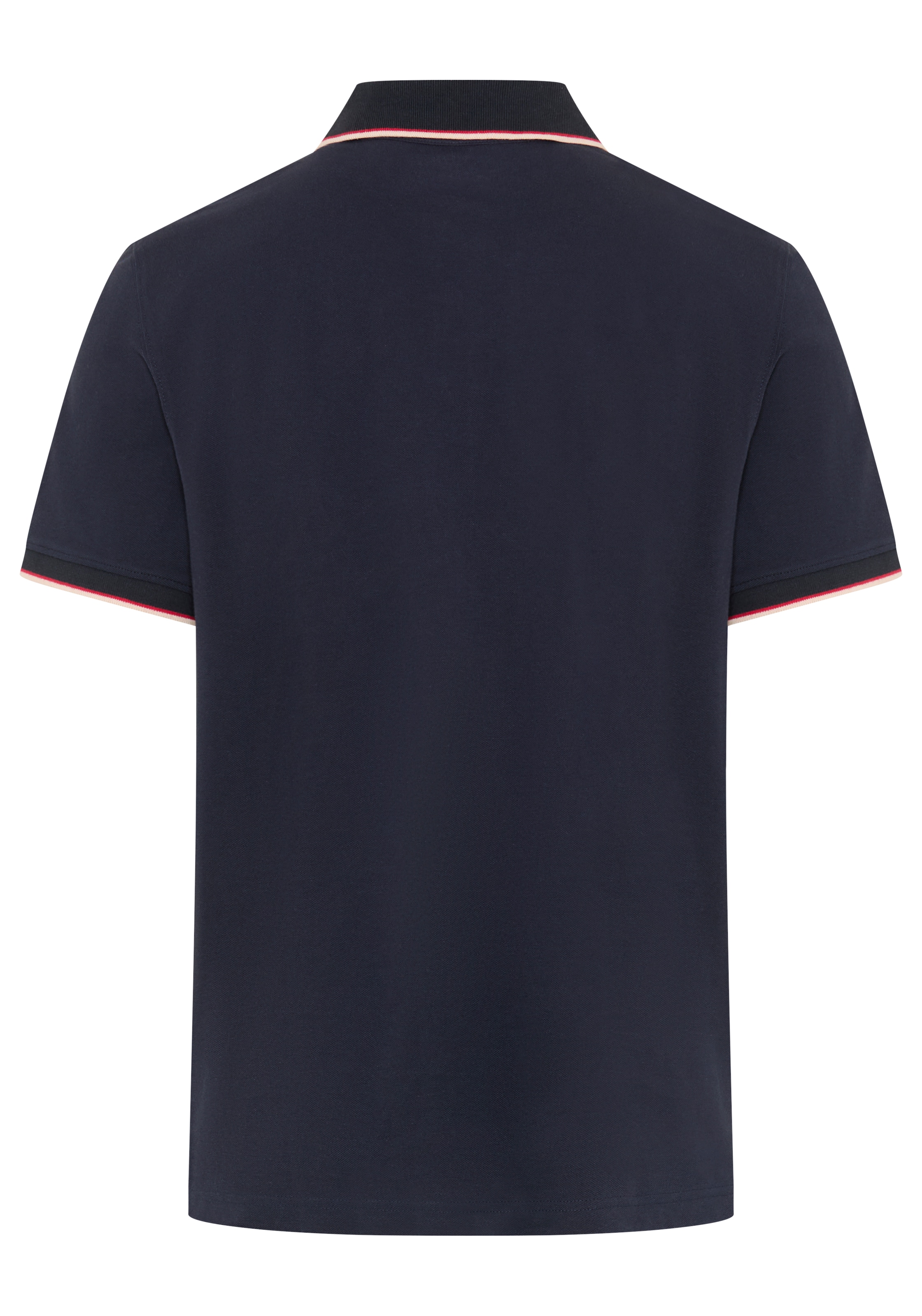 Man's World Polo »Neue Kollektion!« normale Passform, Kurzarm, mit Print und Badge, aus Piqué-Material