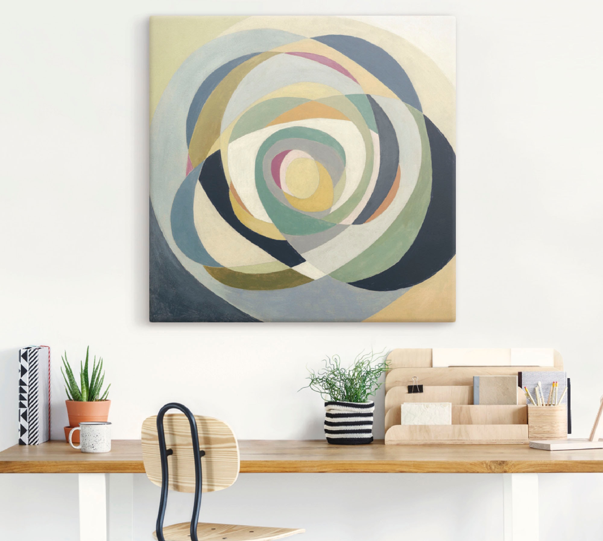 Artland Leinwandbild »Durch das Glas II« Muster 1 Stk. tlg. auf Holzrahmen gespannt