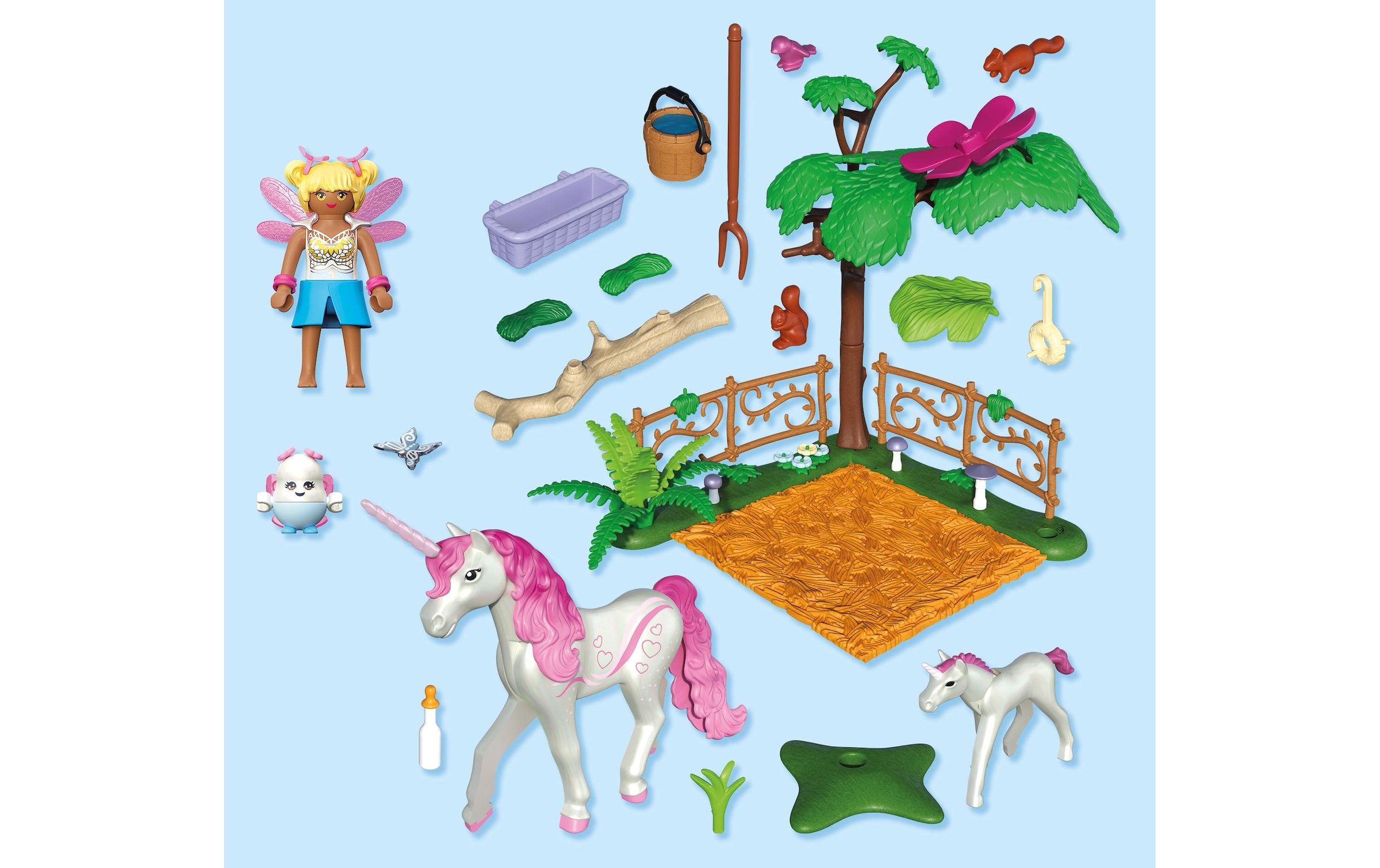 Playmobil® Pions de construction »Princess Magic Zauberhafter Einhorn-Stall 71839«
