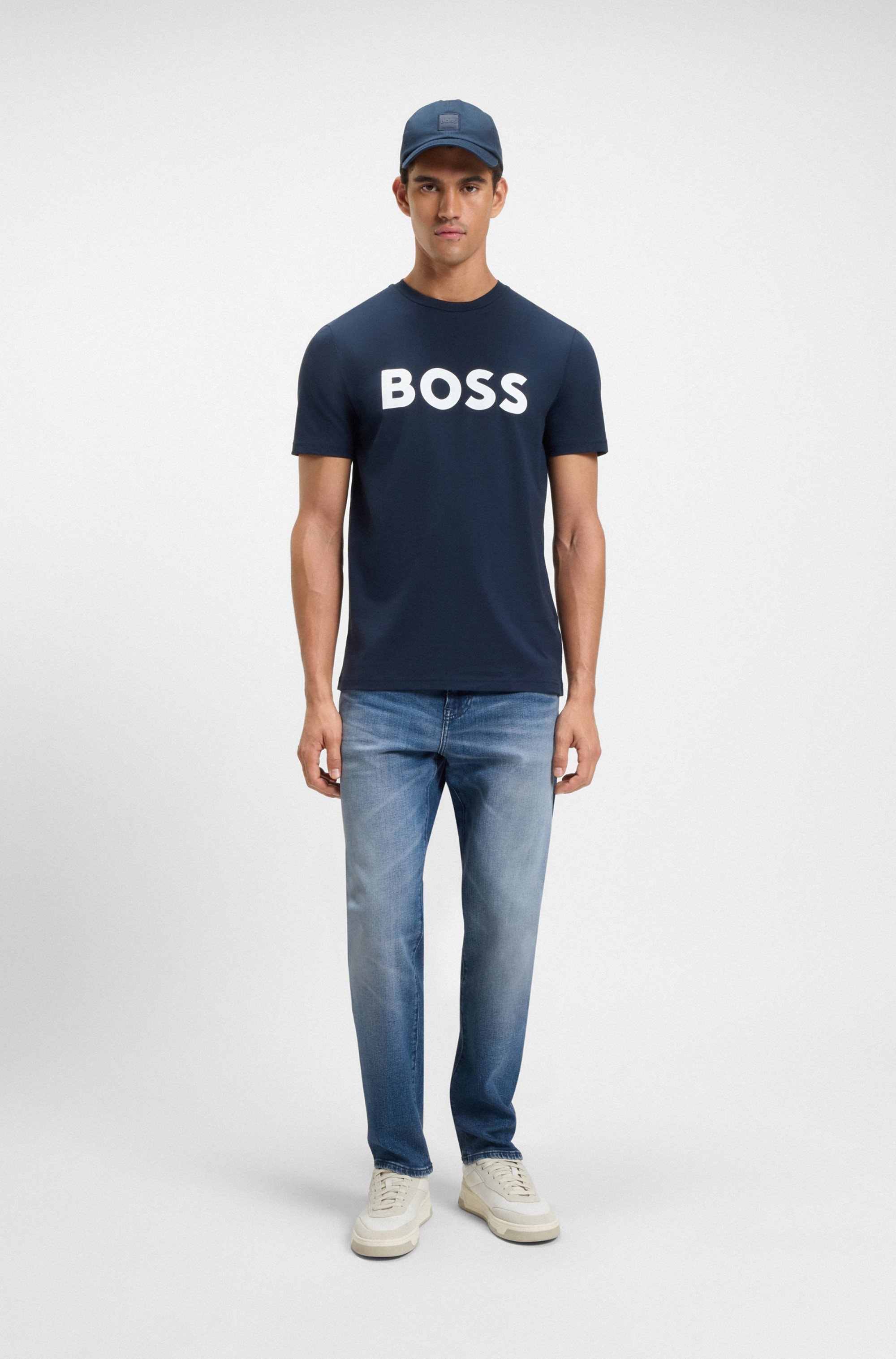 BOSS ORANGE Jeans coupe régulière »Re Maine« mittlere Bundhöhe, gerade Passform, authentische Waschung