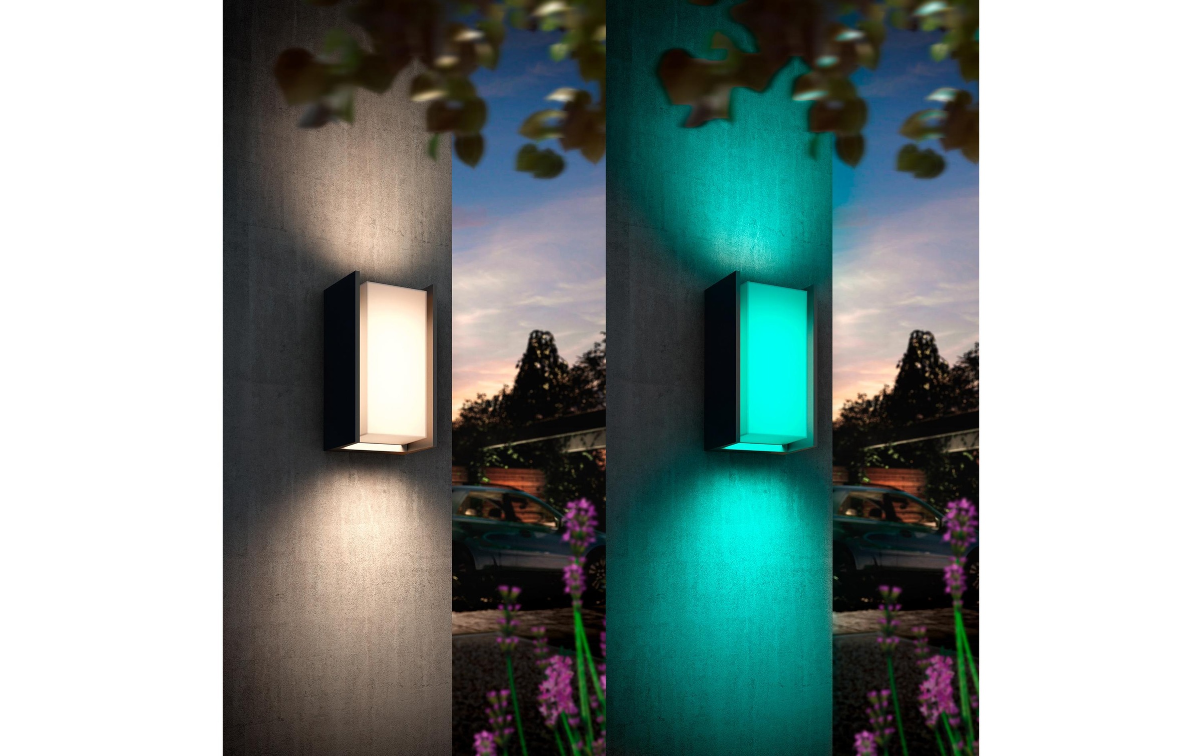 Philips Hue Aussen-Wandleuchte »Philips Hue Wandleuchte Turaco 1100 lm « E27 RGB
