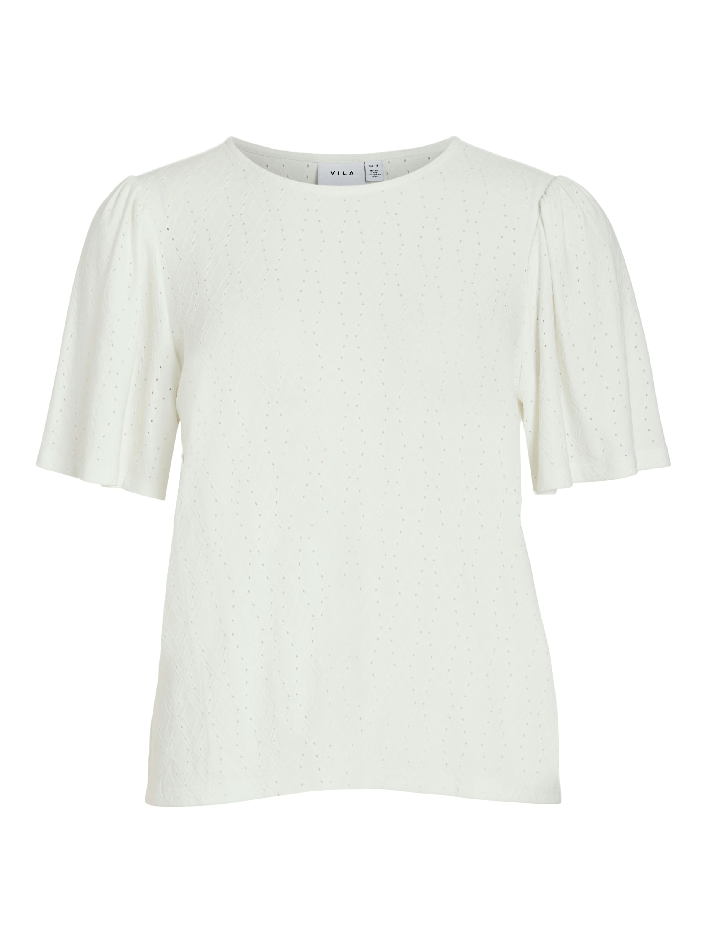 Vila Shirt à col rond »VIBELLI O-NECK S/S TOP - NOOS«