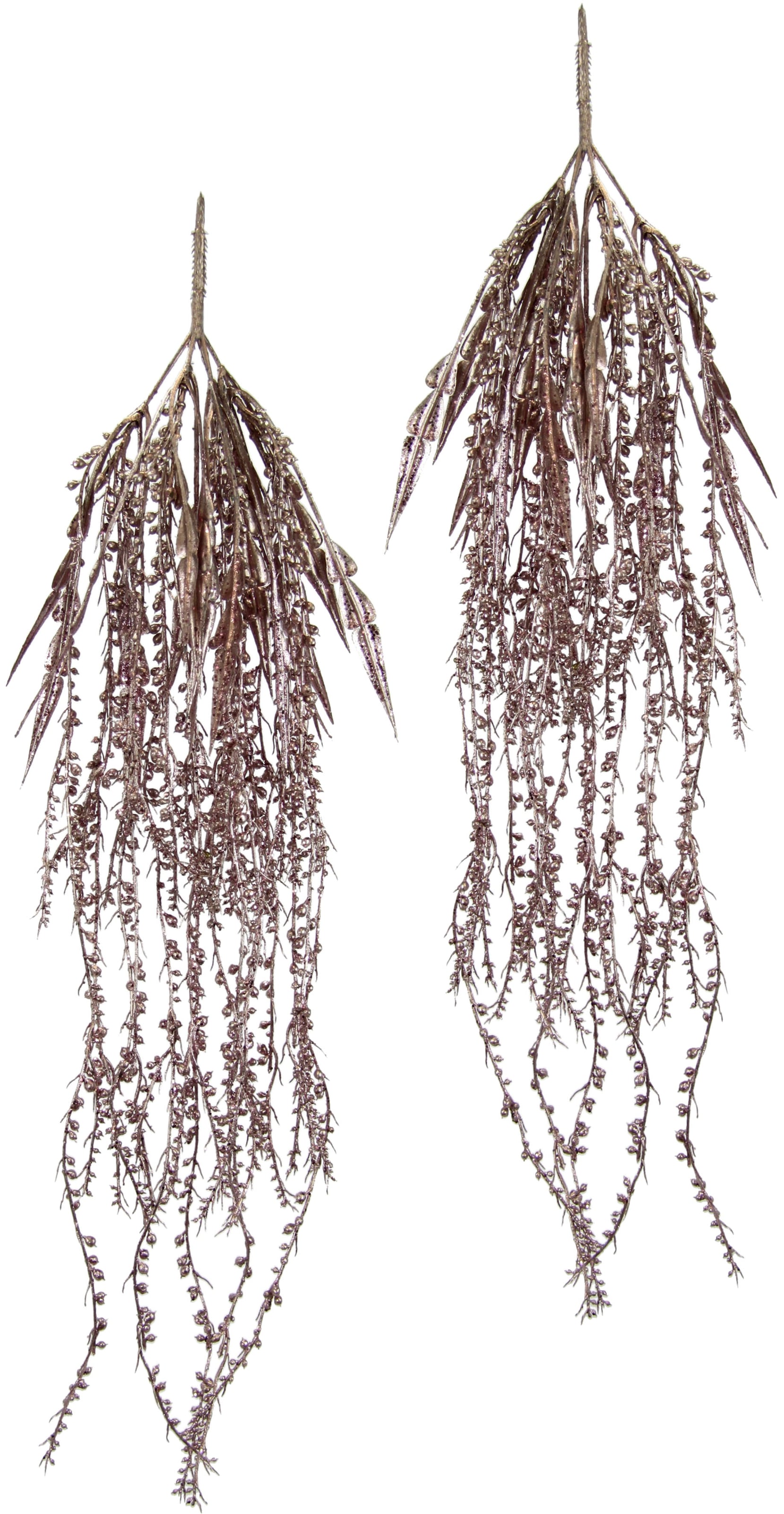 I.GE.A. Fleur artificielle »Perlenschnur« Busch Künstliche Hängepflanze, 2er Set