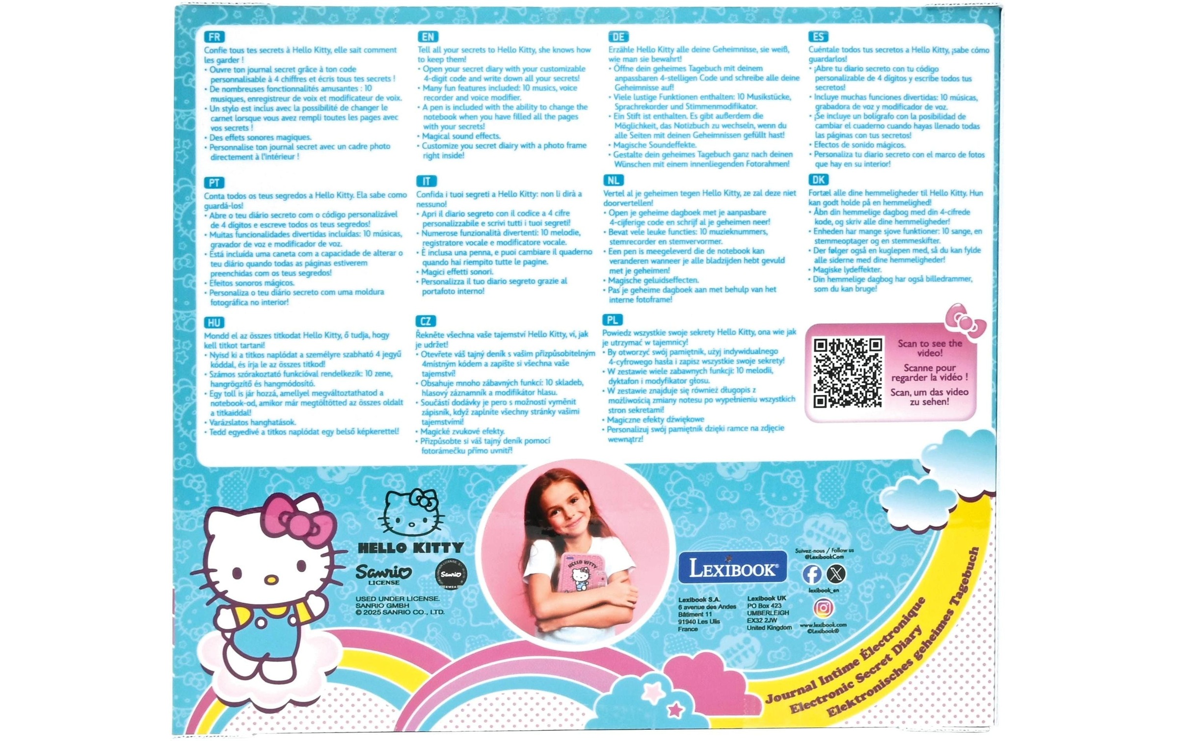 Lexibook® Elektronisches Tagebuch »Hello Kitty«