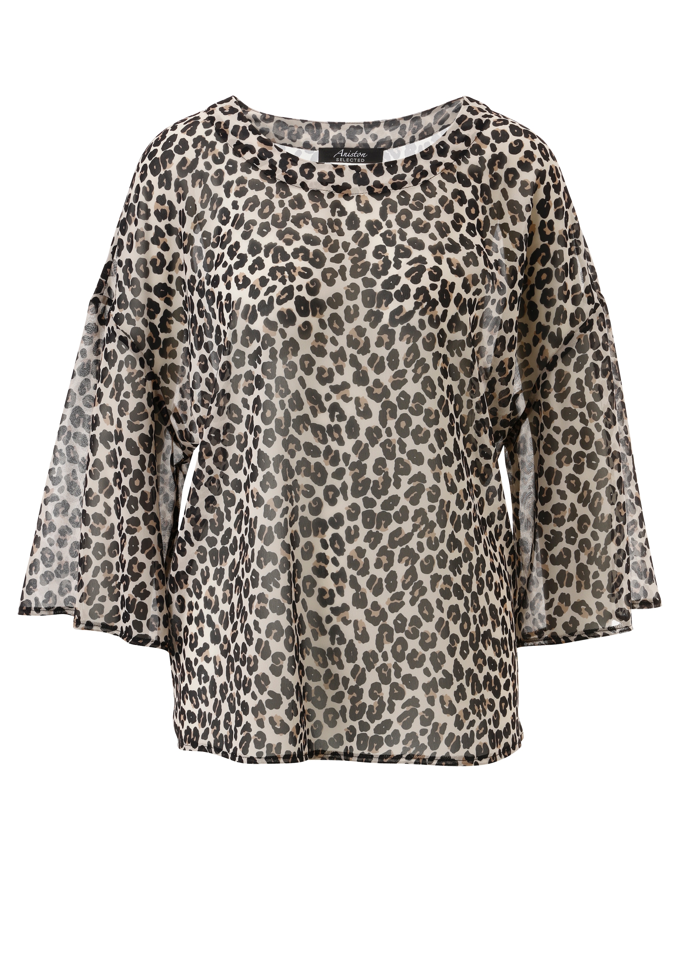 Aniston SELECTED Schlupfbluse im modischen Animal-Print - NEUE KOLLEKTION