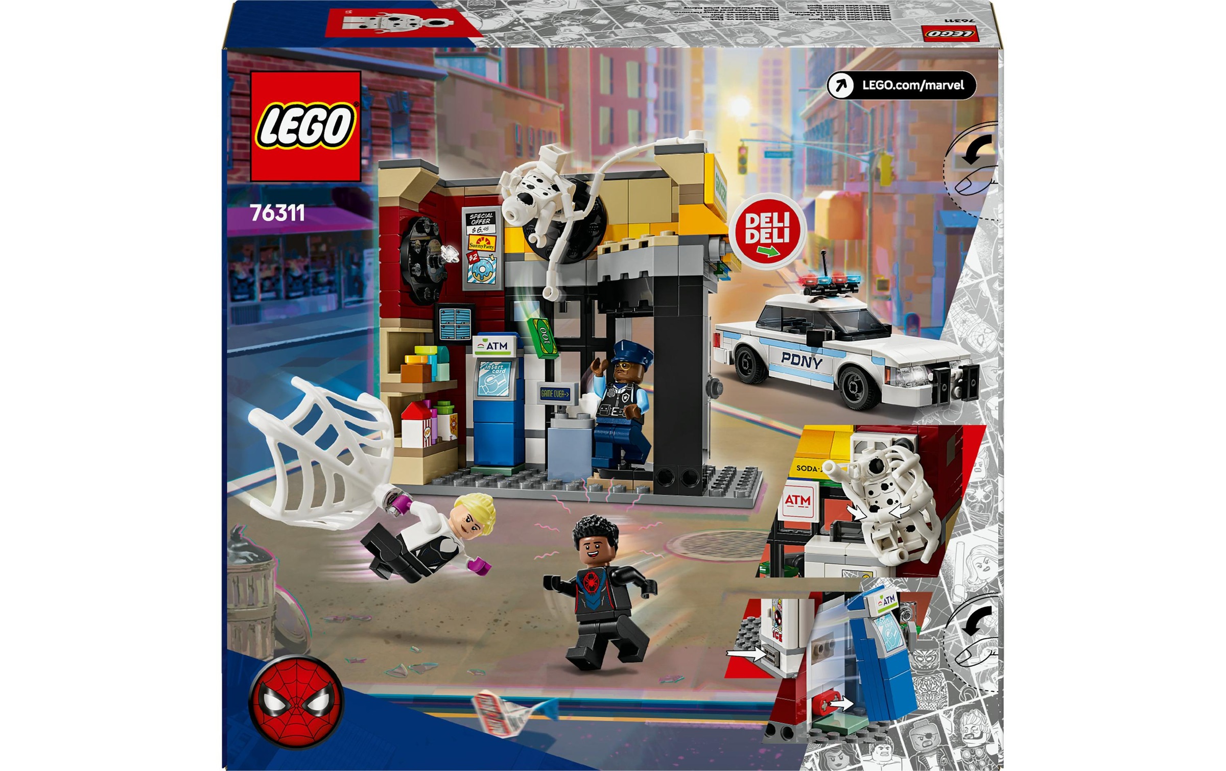 LEGO® Briques de jeu »Marvel Spider-Verse: Miles Morales vs. Spot 76311«
