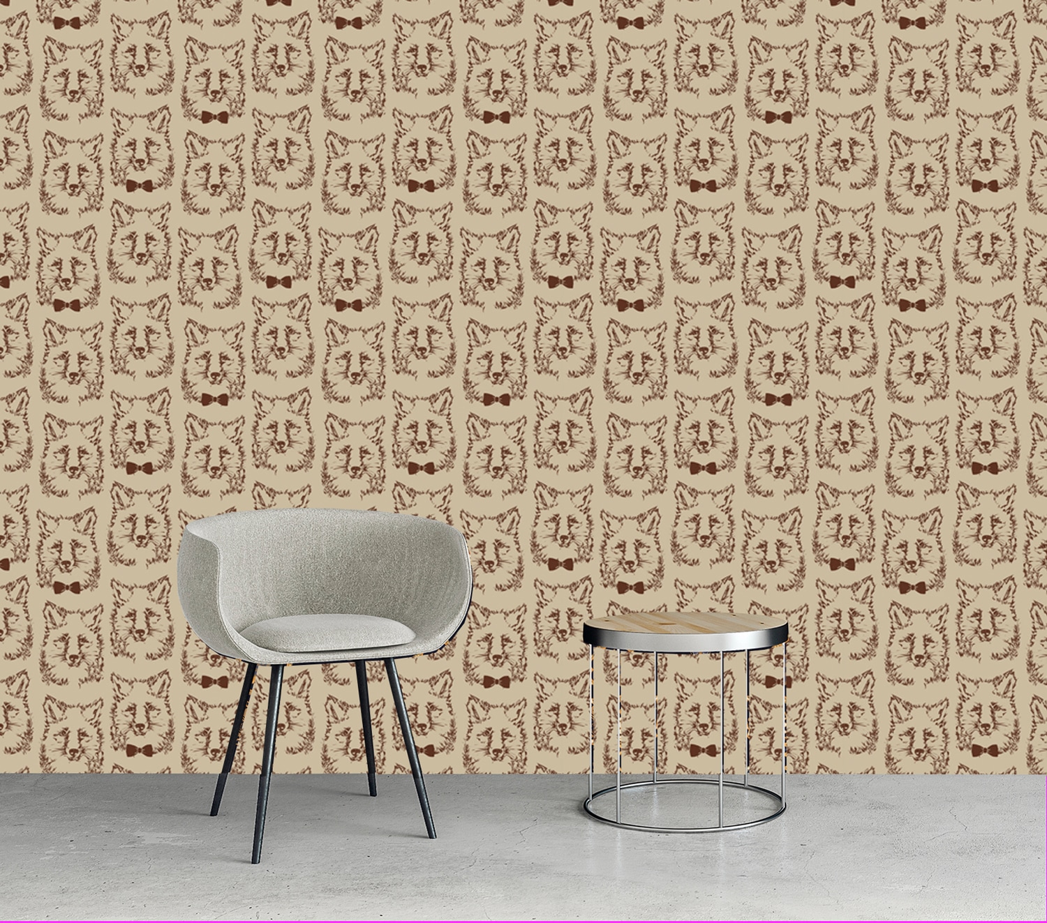 queence Papier peint vinyle »Owen« imprimé 90x250cm, selbstklebend, kinderleichte Anbringung, , Sticker