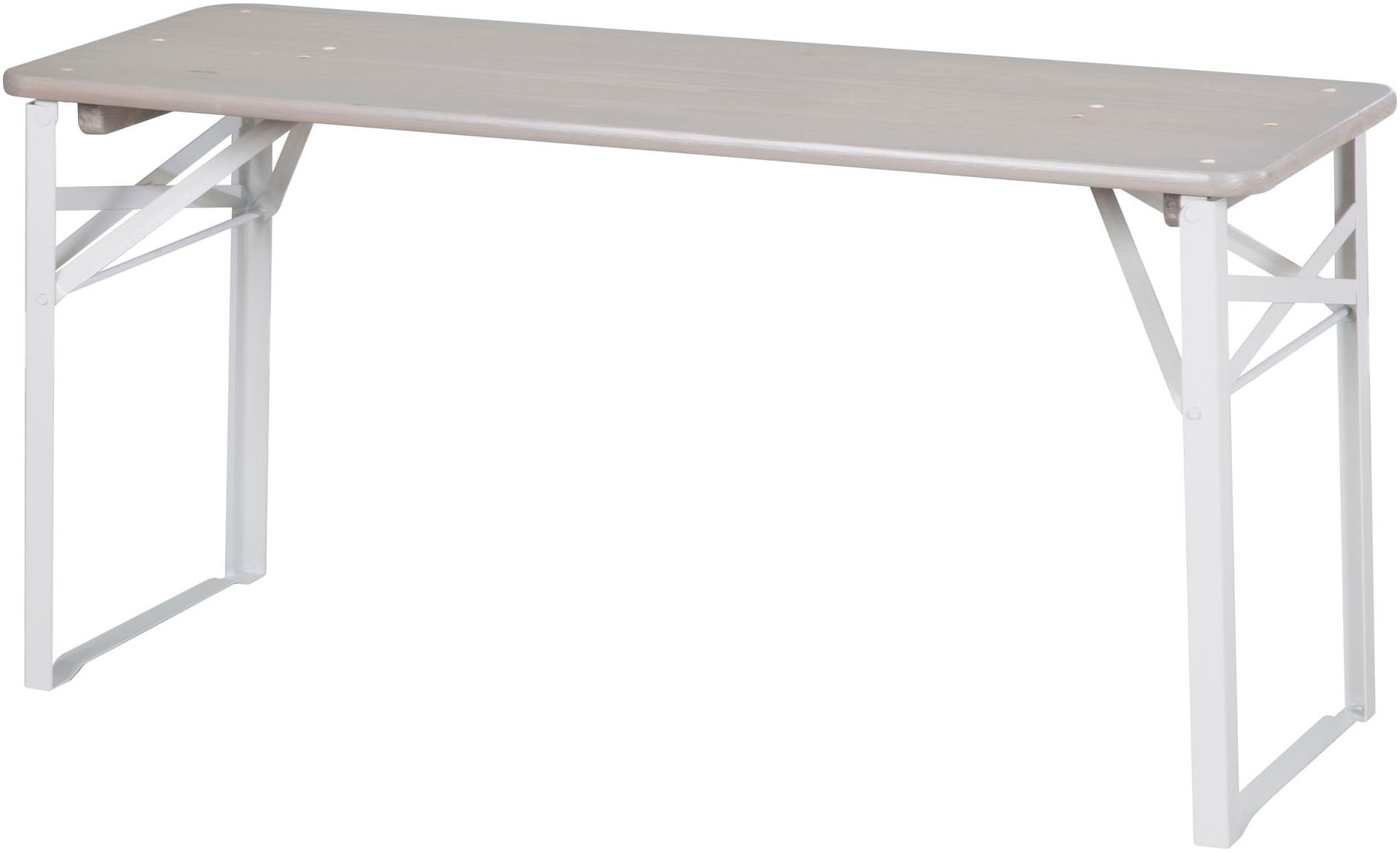 roba® Kindersitzgruppe »Outdoor Party-Garnitur für Kinder, grau lasiert, aus Holz« 3 Stk. tlg. mit Lehne; FSC® - schützt Wald