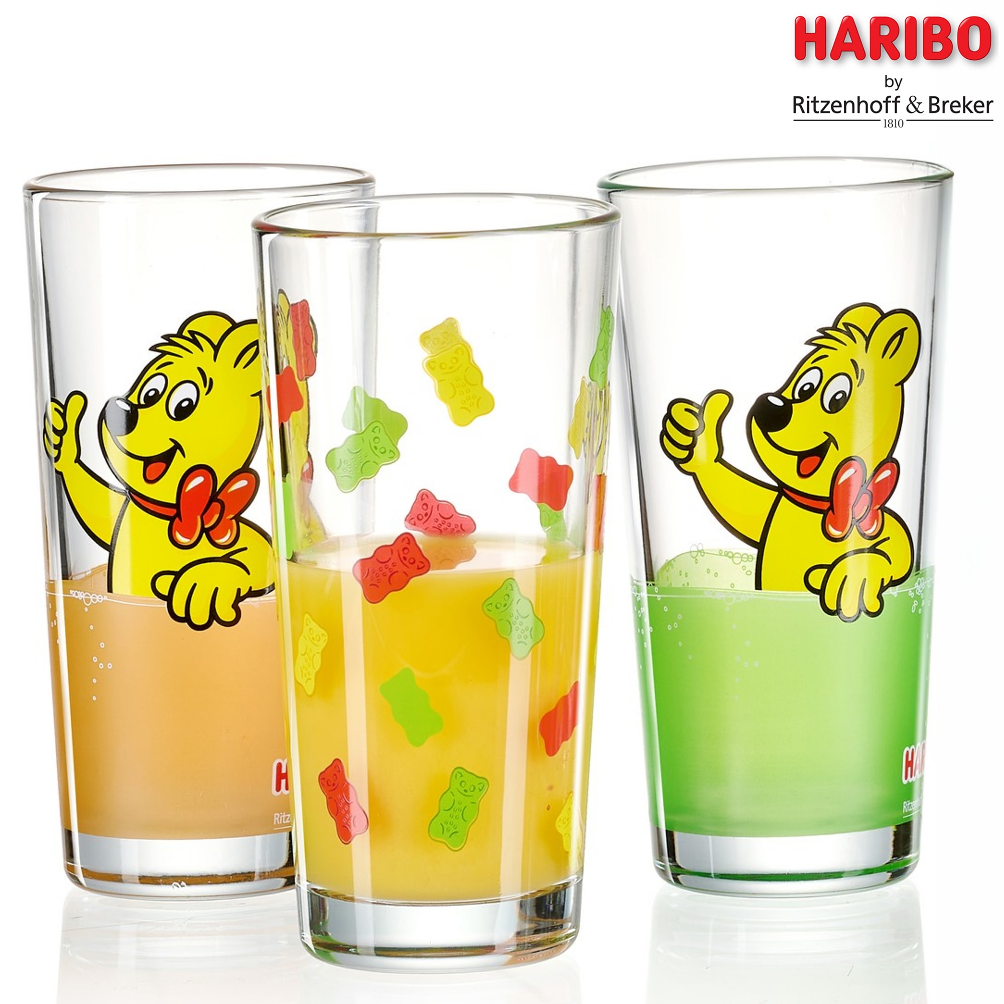 Ritzenhoff & Breker Set de verres »HARIBO Allover, 380 ml« spülmaschinengeeignet