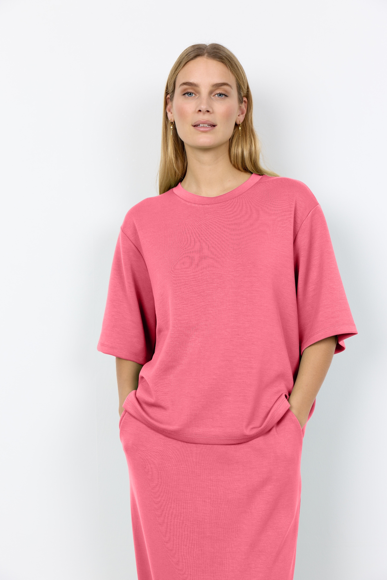 soyaconcept Shirt à col rond »SC-BANU 231« aus Viskosemischung mit Modal, Polyester und Elasthan, pflegeleicht