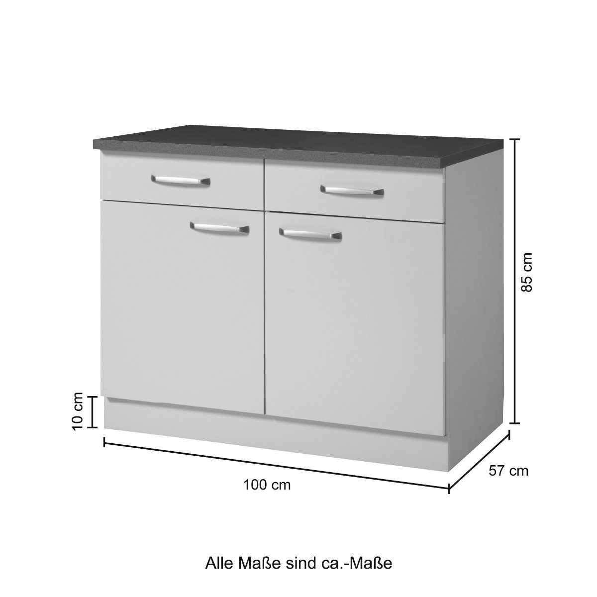 wiho Küchen Armoire basse »Michigan«