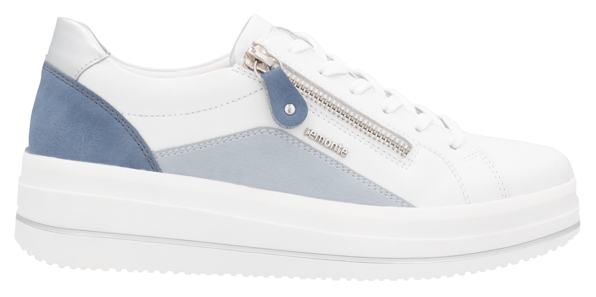 Remonte Baskets à plateforme  , Freizeitschuh, Halbschuh, Schnürschuh mit Soft-Einlage