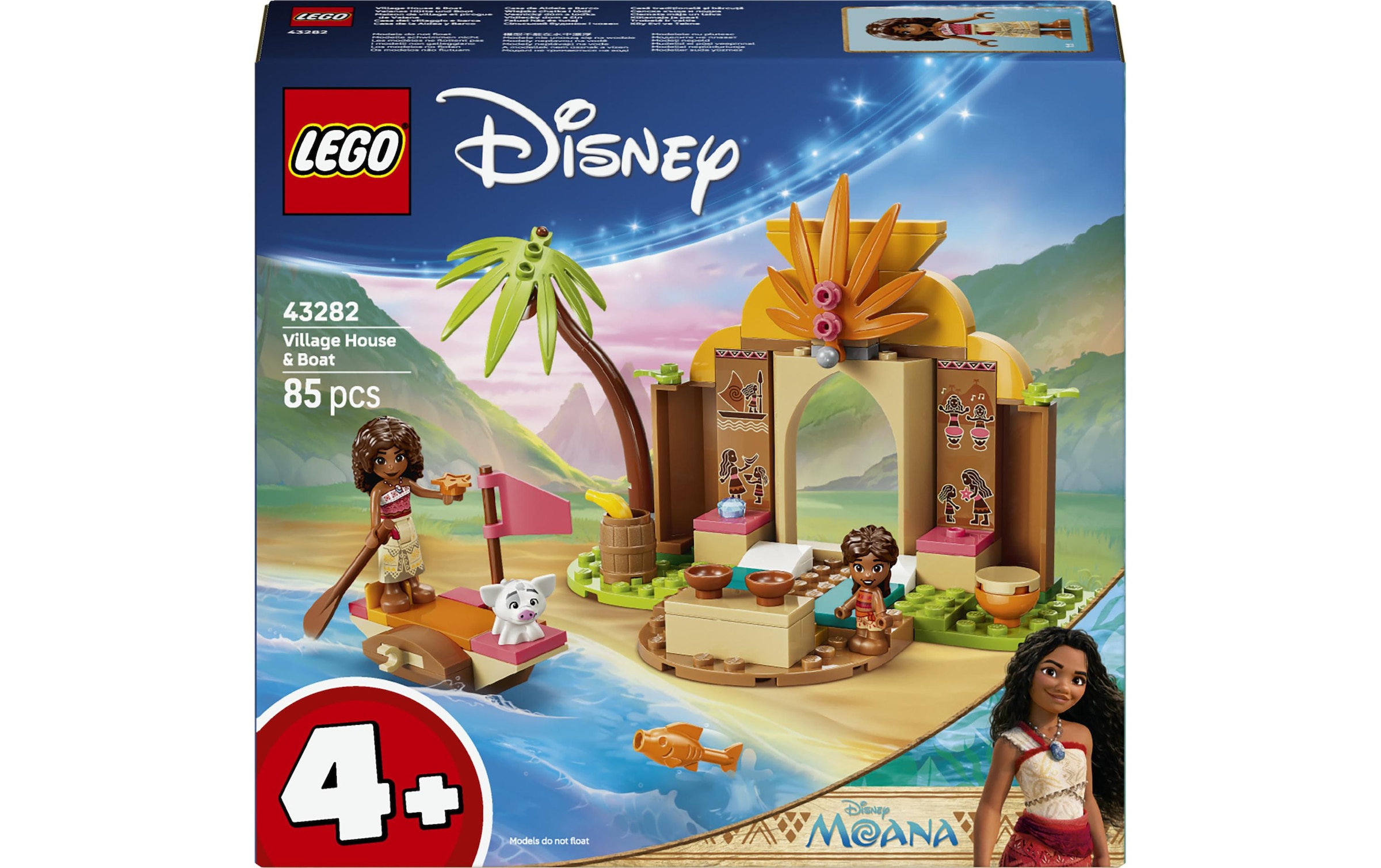 LEGO® Pions de construction »Vaianas Hütte und Boot (43282), LEGO Disney Princess« fabriqué en Europe