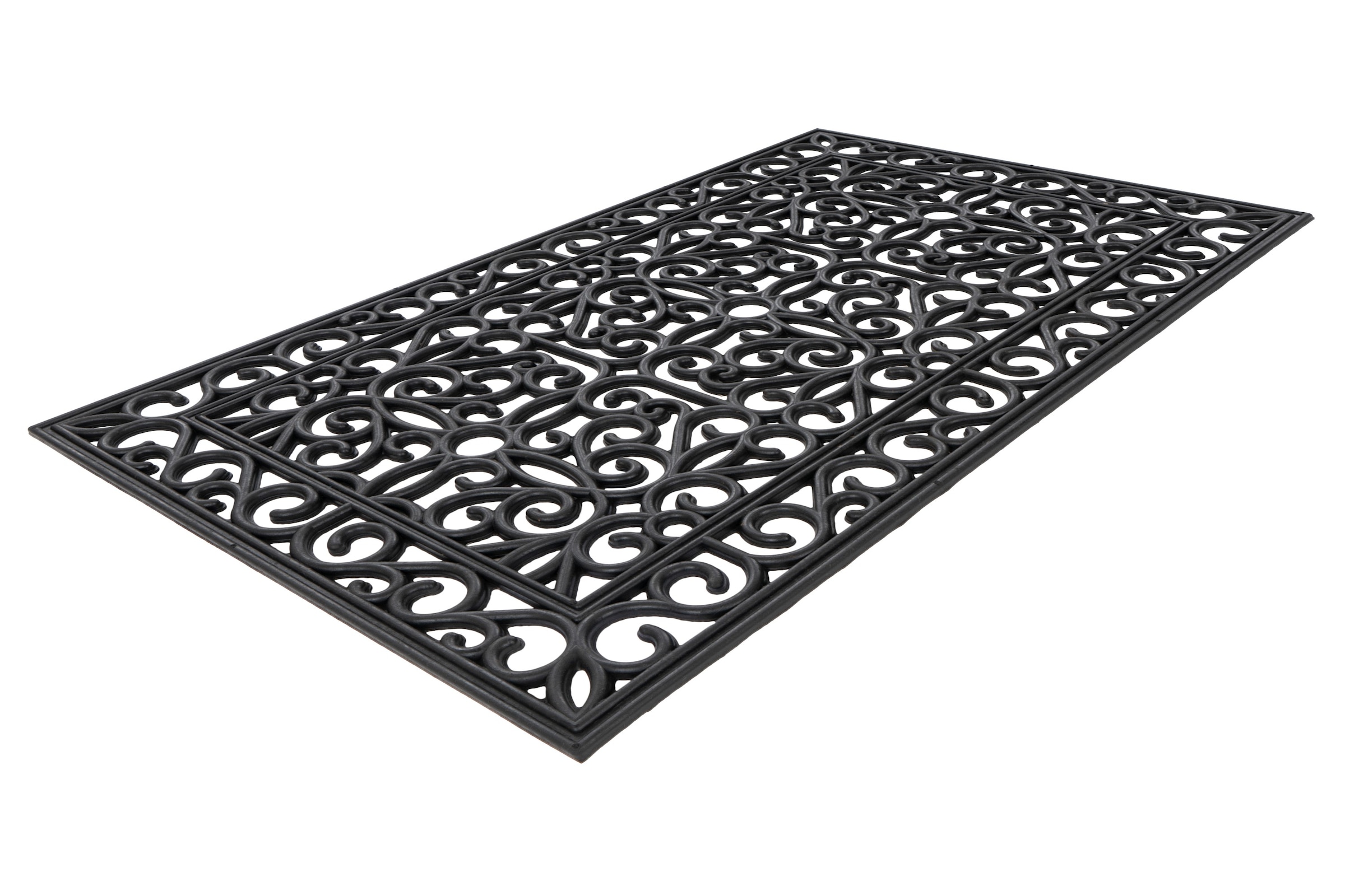 Kayoom Tapis de sol »Everyday 125« Rectangulaire 8 mm Höhe Türmatte, Gummi, Eingang, Welcome