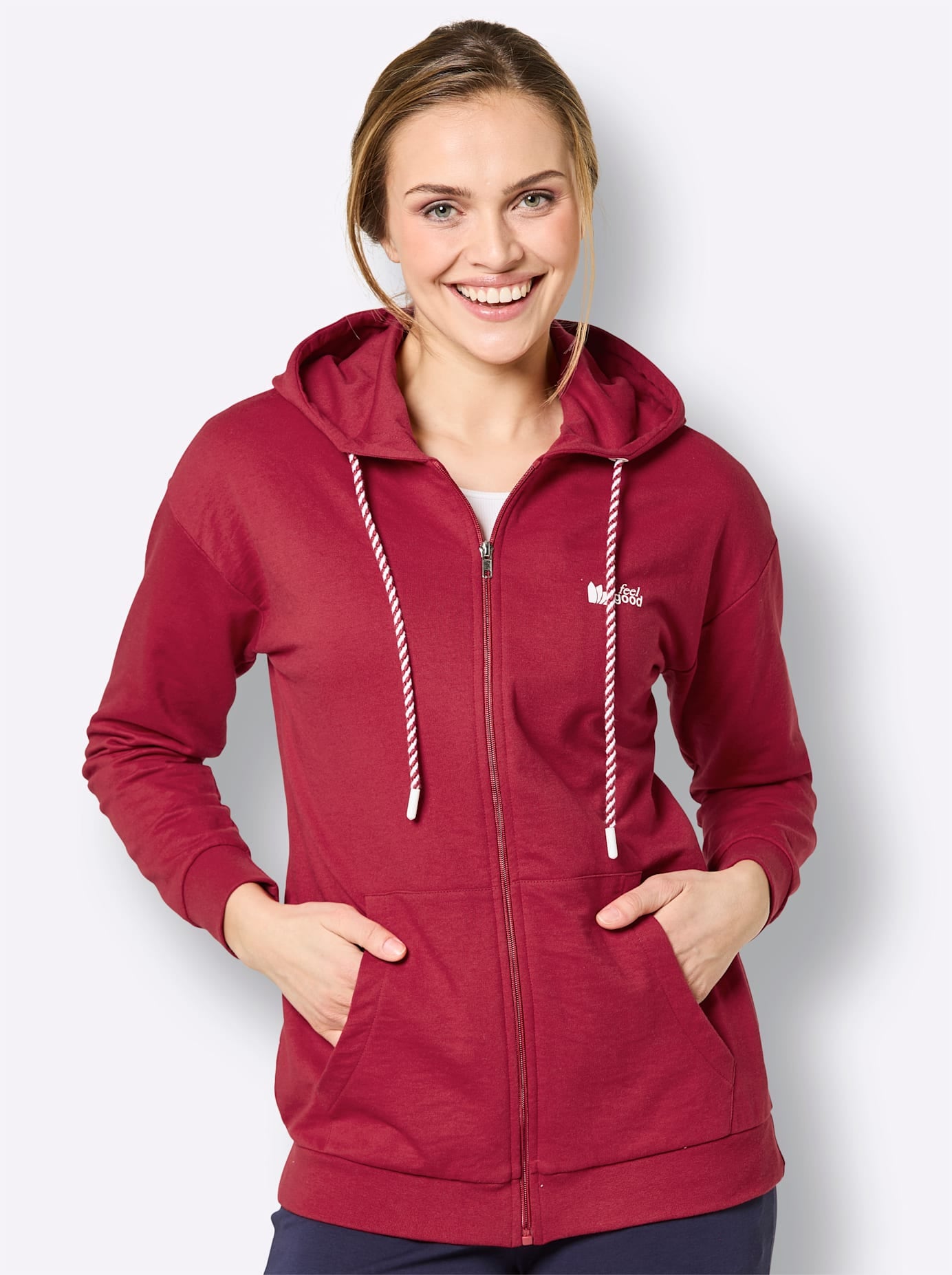 feel good Veste longue mit Kapuze