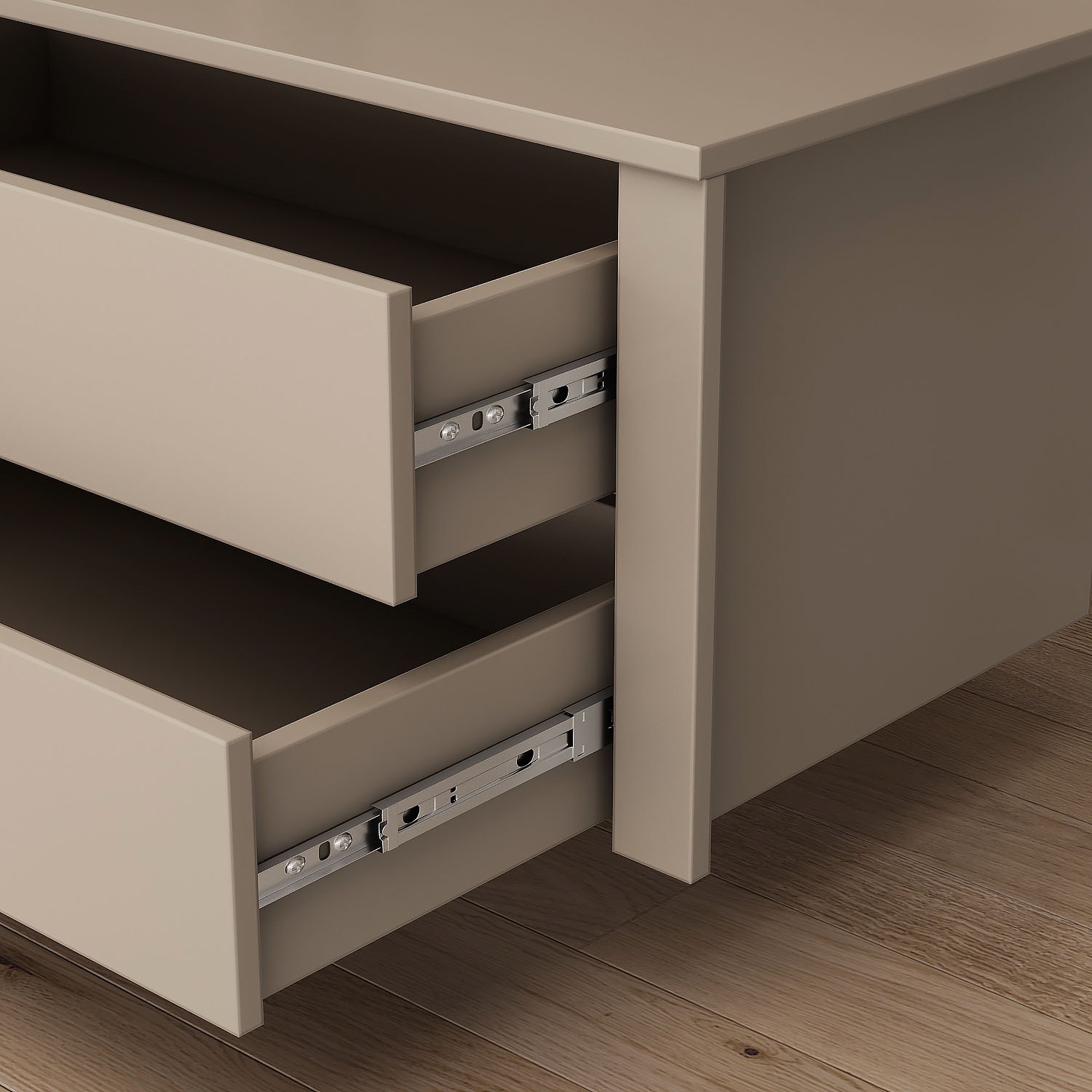GOODproduct Kleiderschrank »Annor Schlafzimmerschrank Breite 323 cm hochglanz Schrank Garderobe« Drehtürenschrank mit perfekter Innenausstattung - elegante Türgriffe
