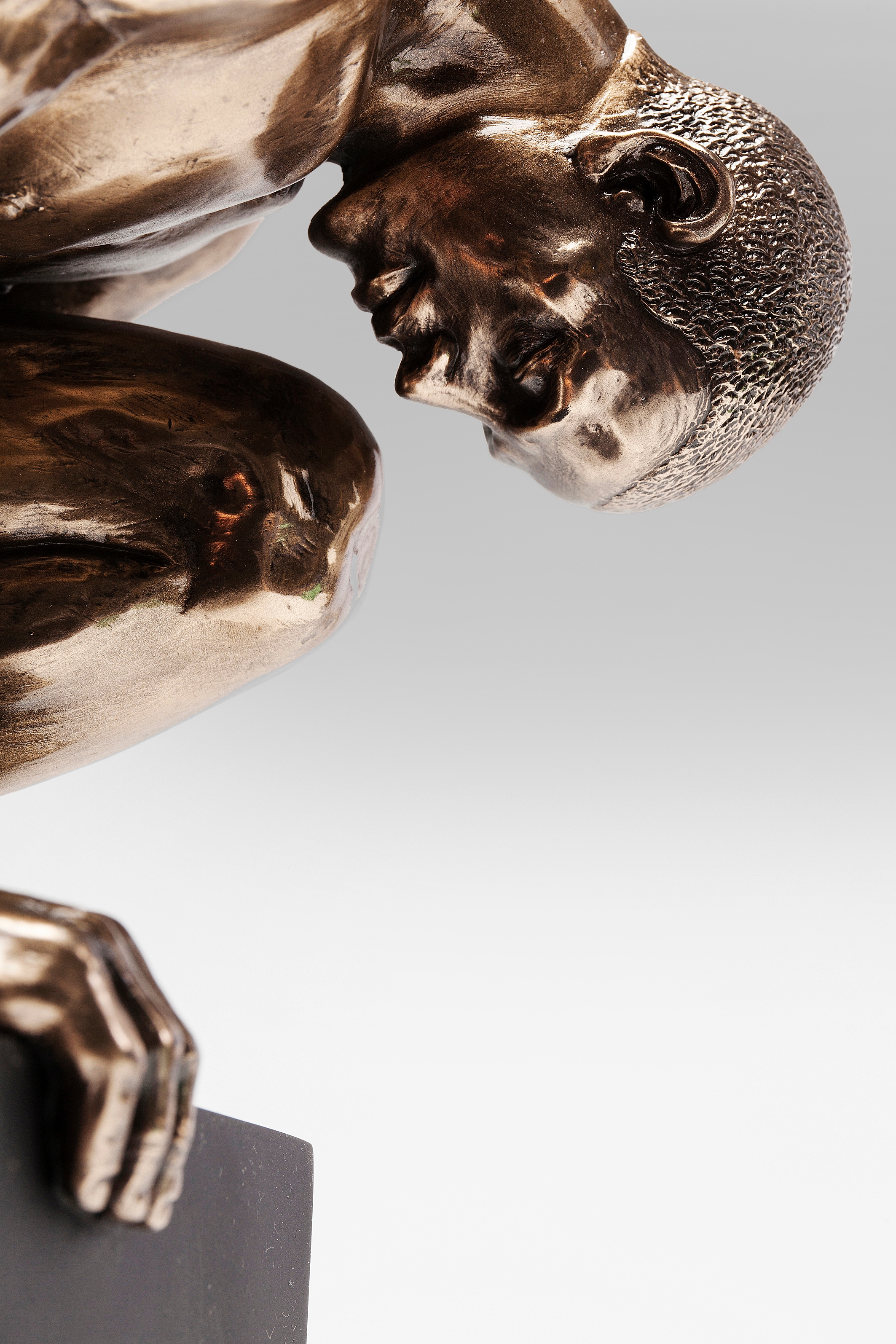 Kare Design Dekoobjekt »Deko Objekt Nude Man Stand Bronze 35cm«