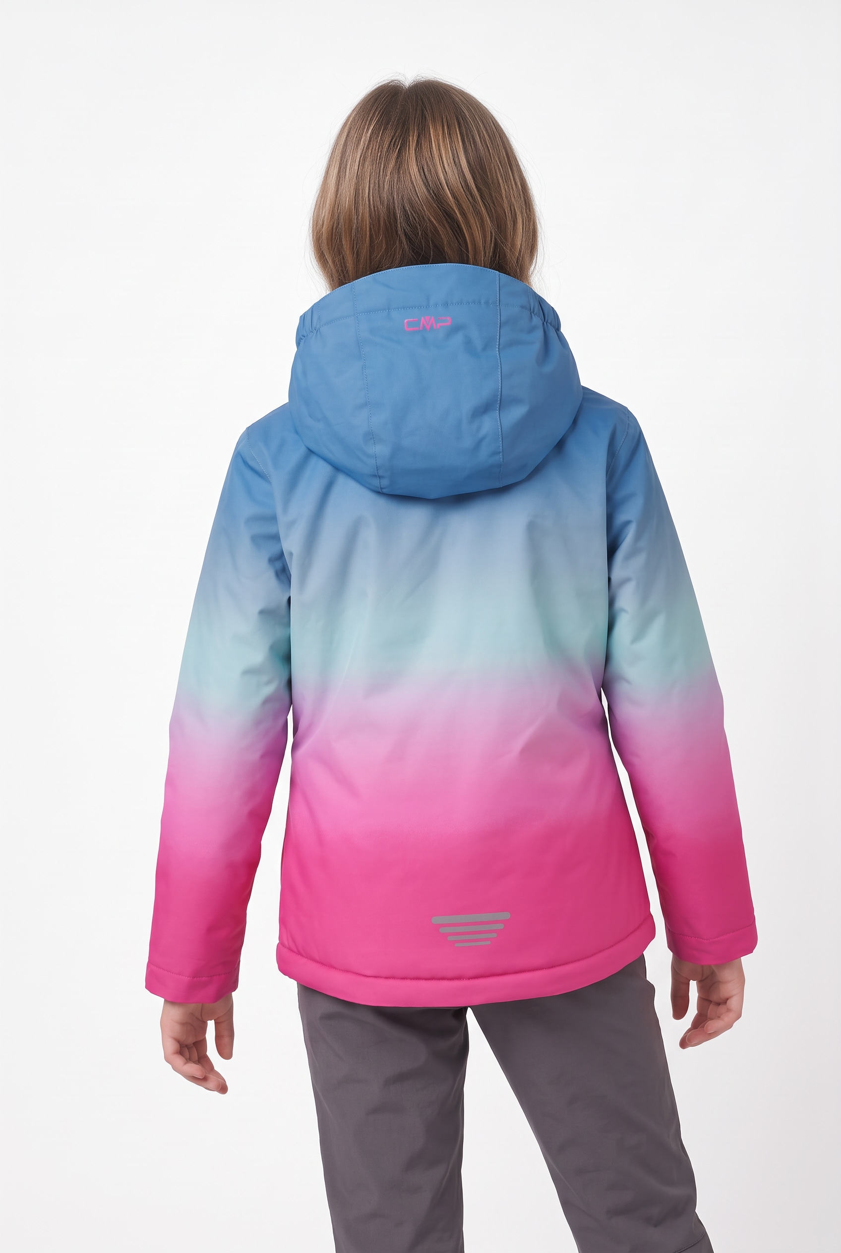 CMP Veste de neige »KID G JACKET SNAPS HOOD« avec capuche winddicht, wasserdicht, getapte Nähte