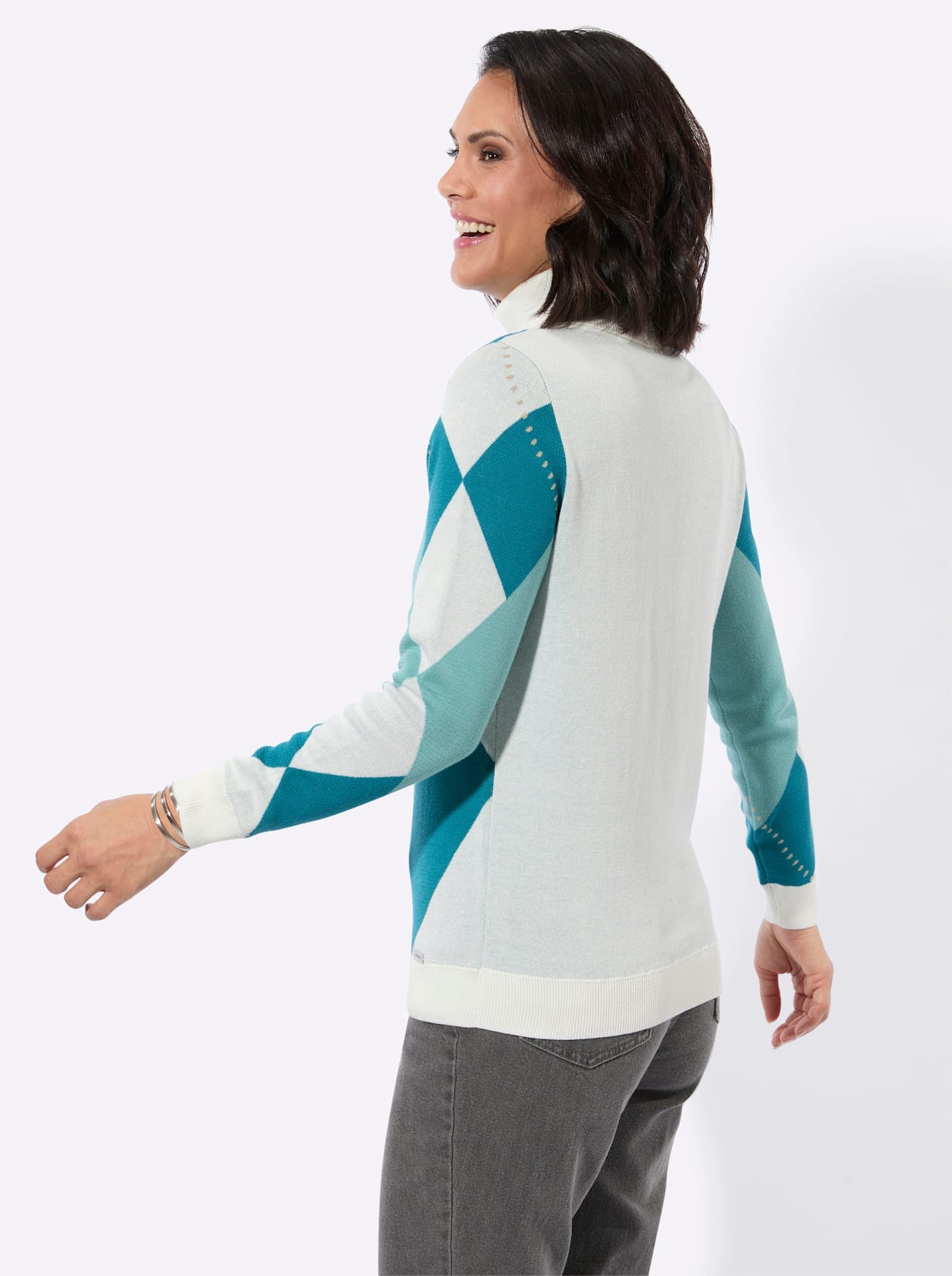 Casual Looks Pull à col roulé »Rollkragen-Pullover«