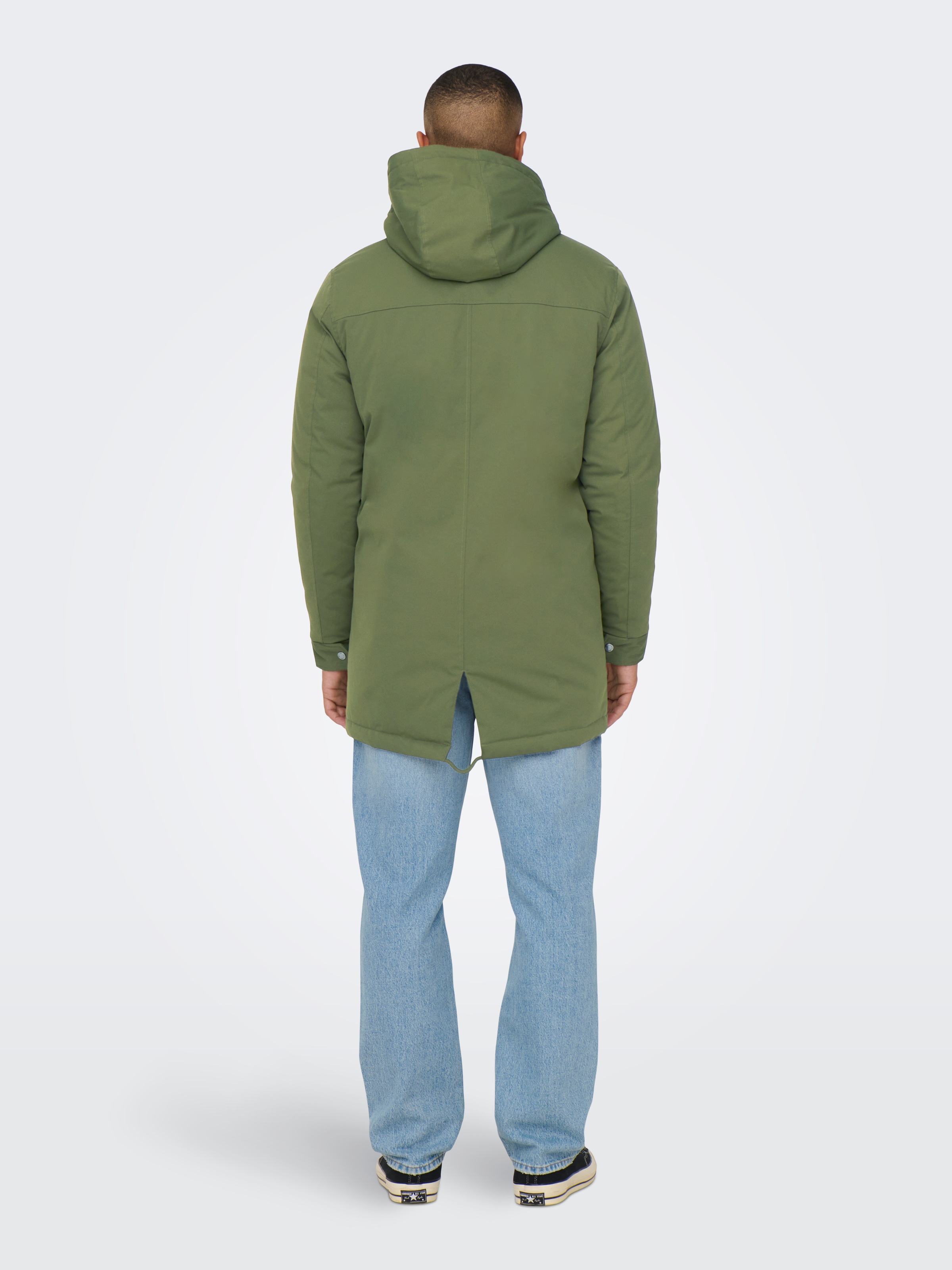 ONLY & SONS Parka »ONSALEXANDER LIFE PARKA OTW VD« avec capuche Polyester, coupe régulière