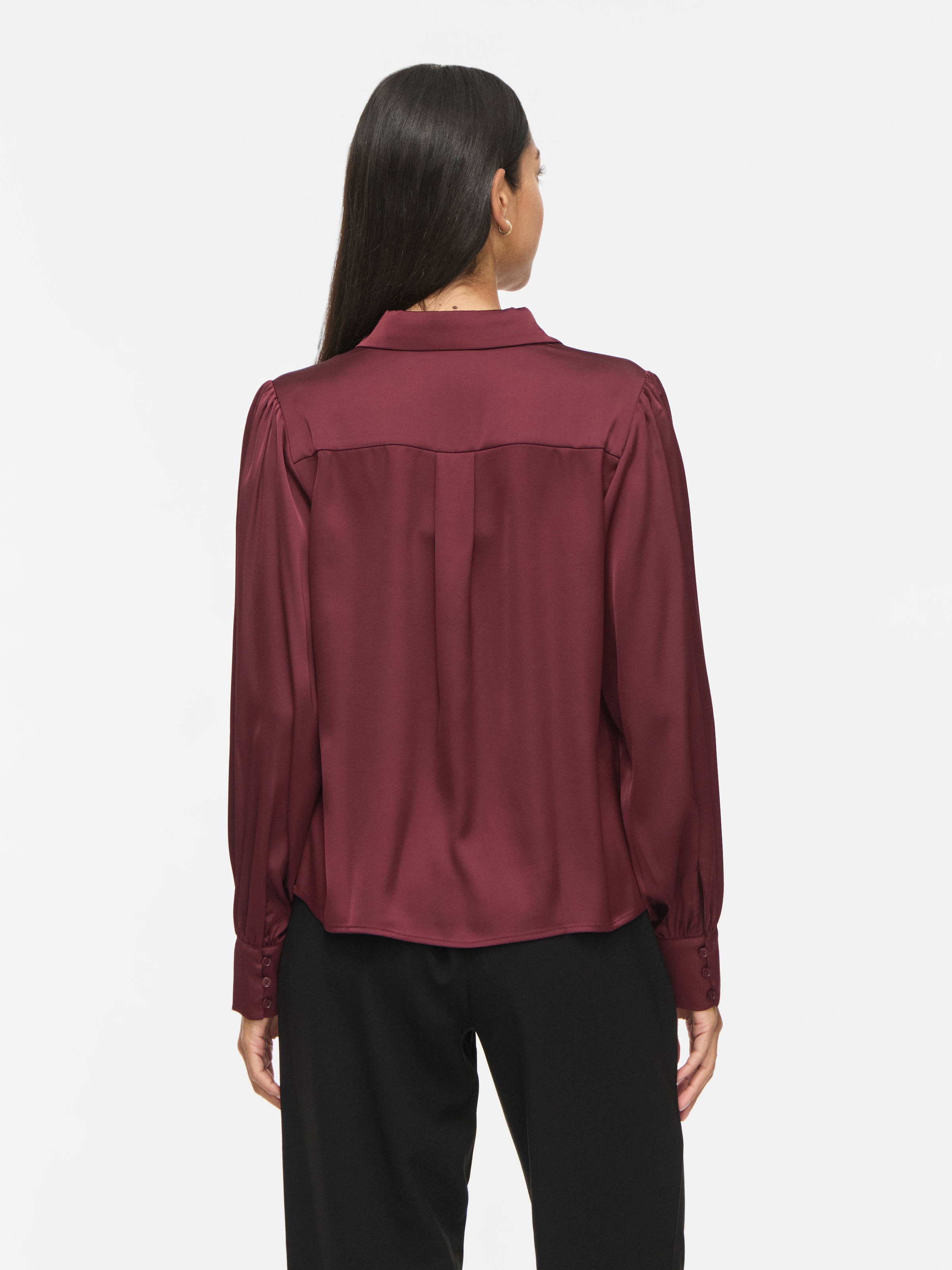 Vila Blouse à manches longues »VIENNA RAVENNA L/S BALLOON SHIRT - NOOS« fibre synthétique, coupe régulière