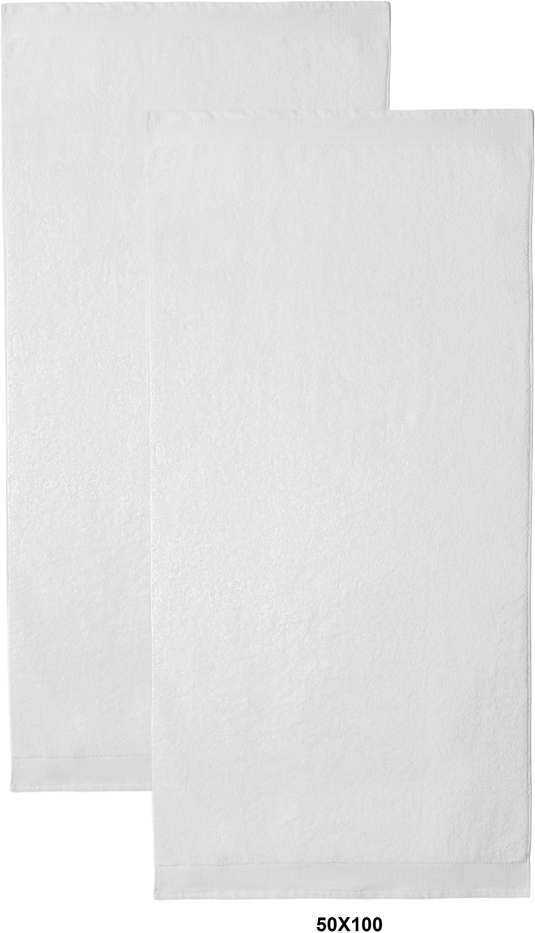 GOODproduct Handtücher »Fenya, flauschig und weich, Premium Handtücher 550gr/m²« mit Bordüre, Set, 100% Baumwolle, Hotel-Qualität, 5 Jahre Garantie