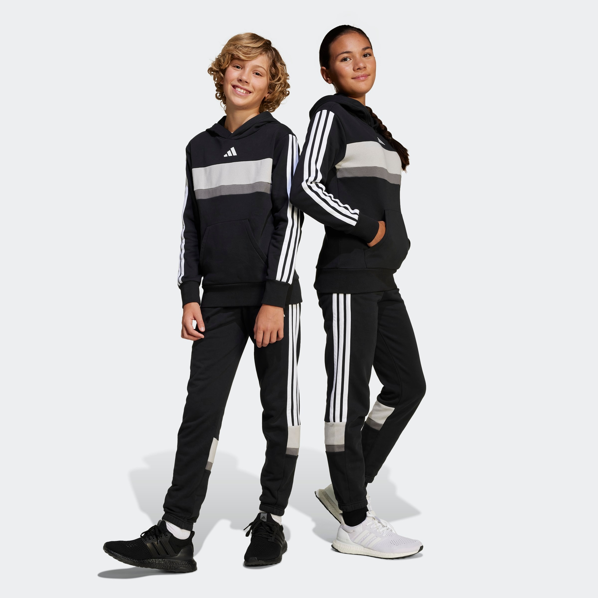 adidas Sportswear Pantalon de sport »J 3S TIB FL PT«  pour enfants, avec élastique, en coton et polyester