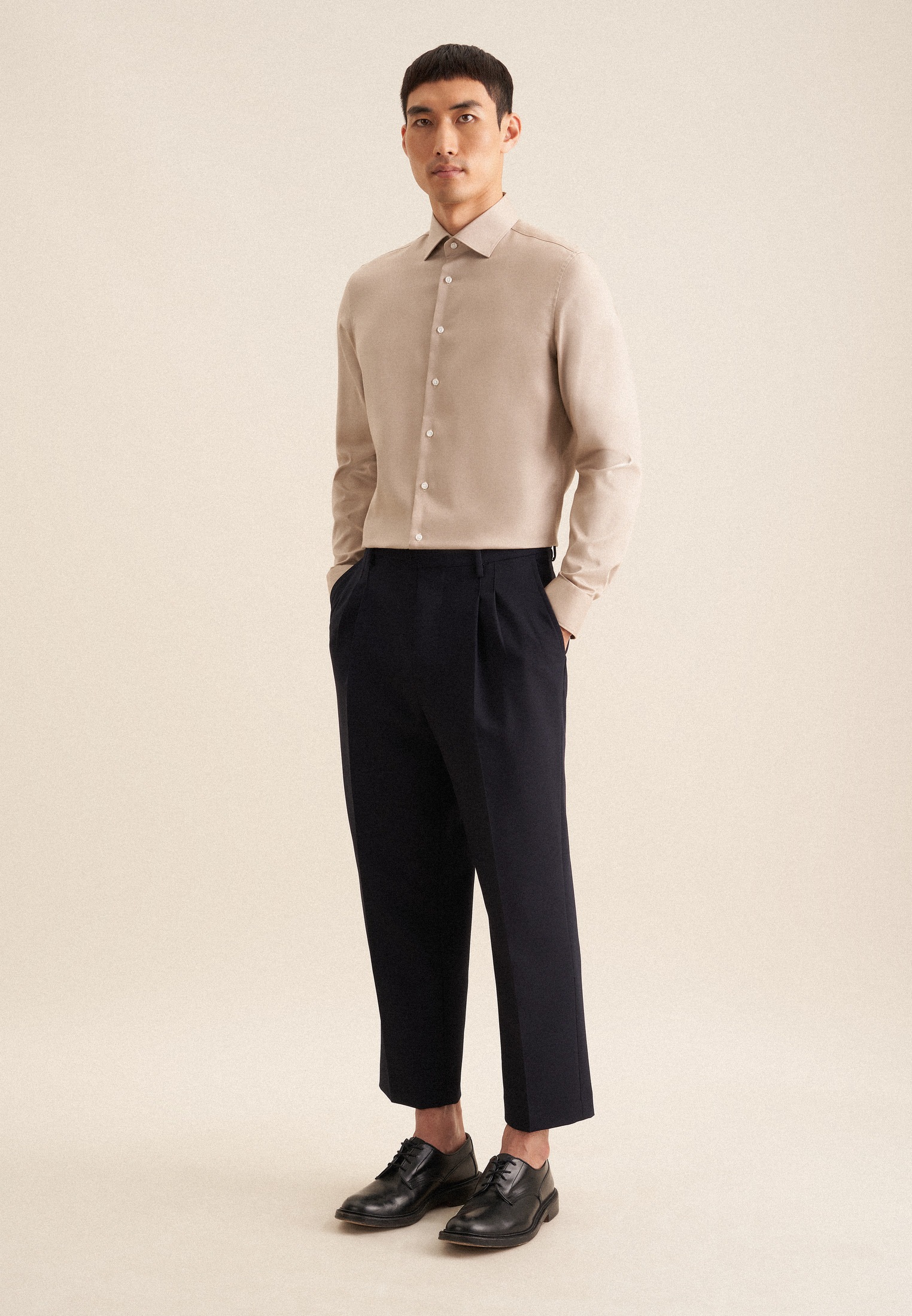 seidensticker Businesshemd »Schwarze Rose« X-Slim 1/1 Kentkragen Uni