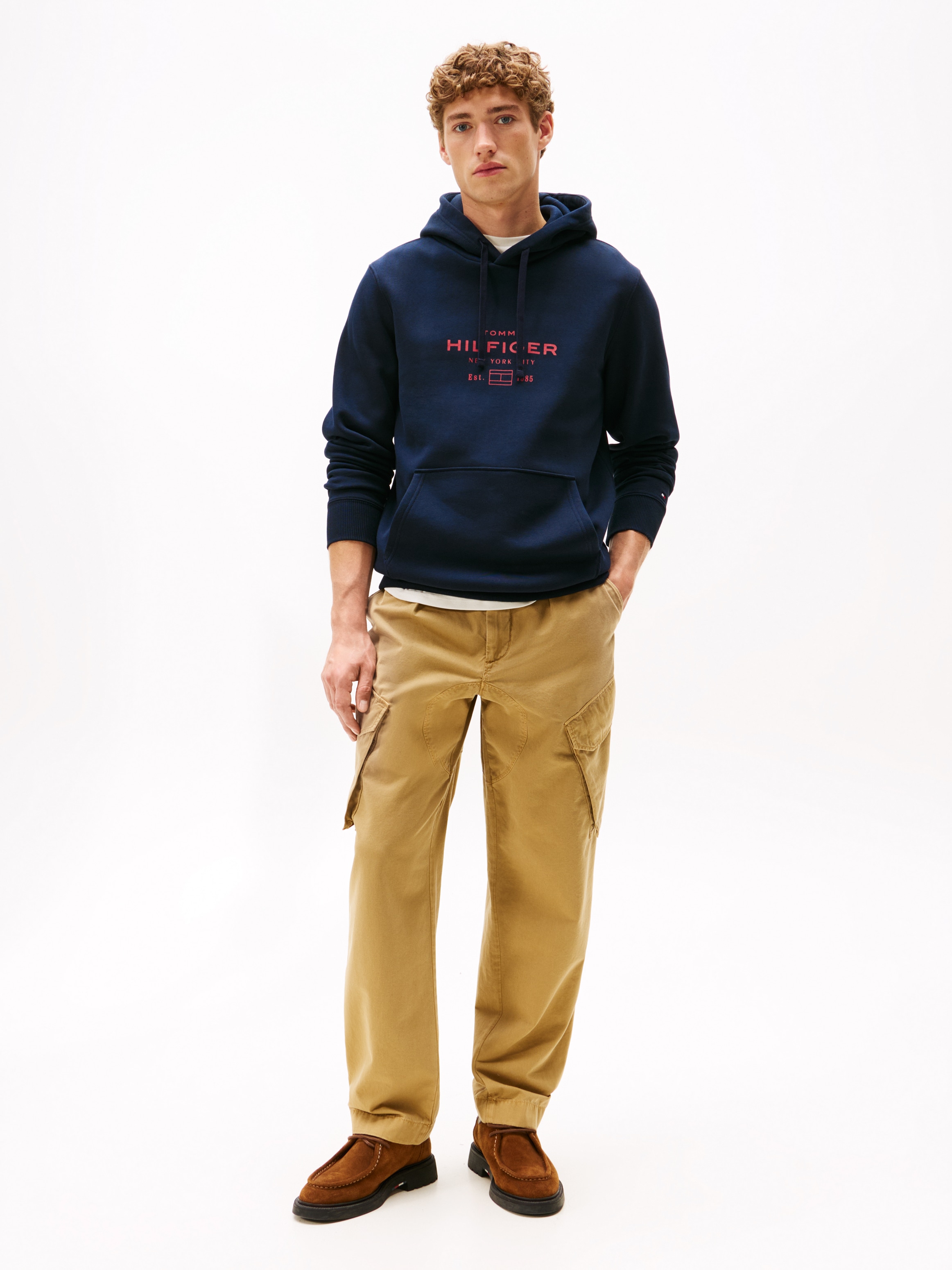 Tommy Hilfiger Sweat à capuche »OVAL GRAPHIC HOODIE«, Regular fit
