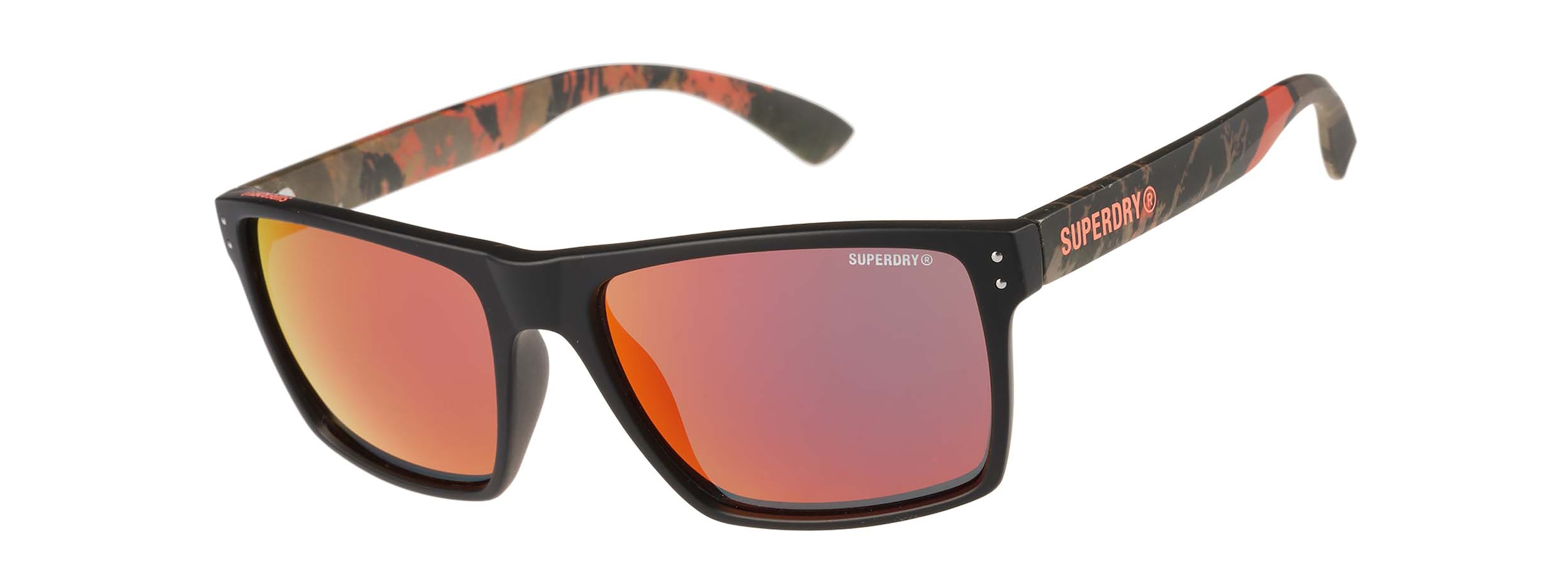Superdry Sonnenbrille »Modell 996054« Form Karree/Eckig, Logoschriftzug auf Bügel, Injectionfassung
