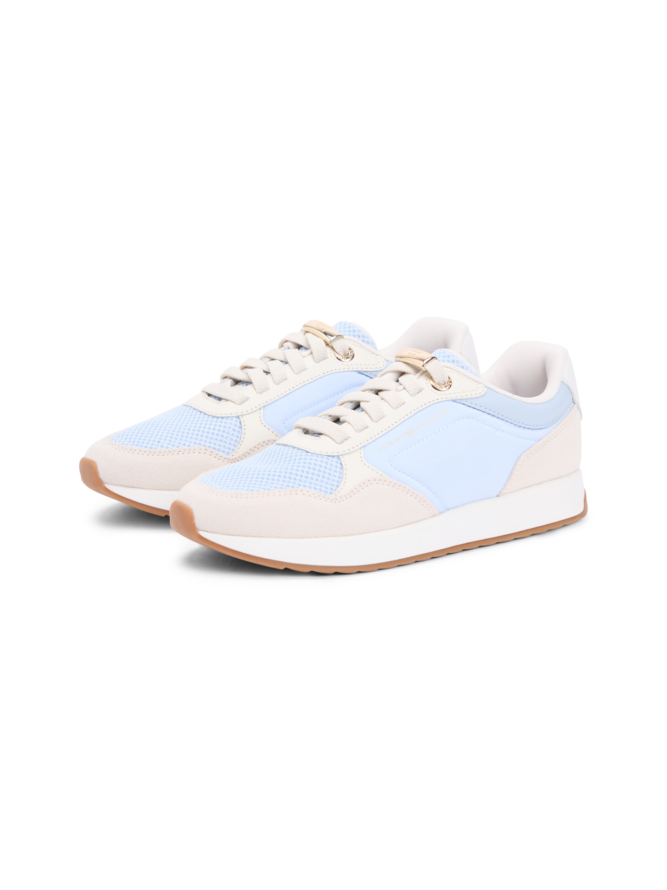 Tommy Hilfiger Plateausneaker »TH CHIC EVA RUNNER MESH«  Freizeitschuh, Halbschuh, Slipper mit elastischen Schnürsenkeln
