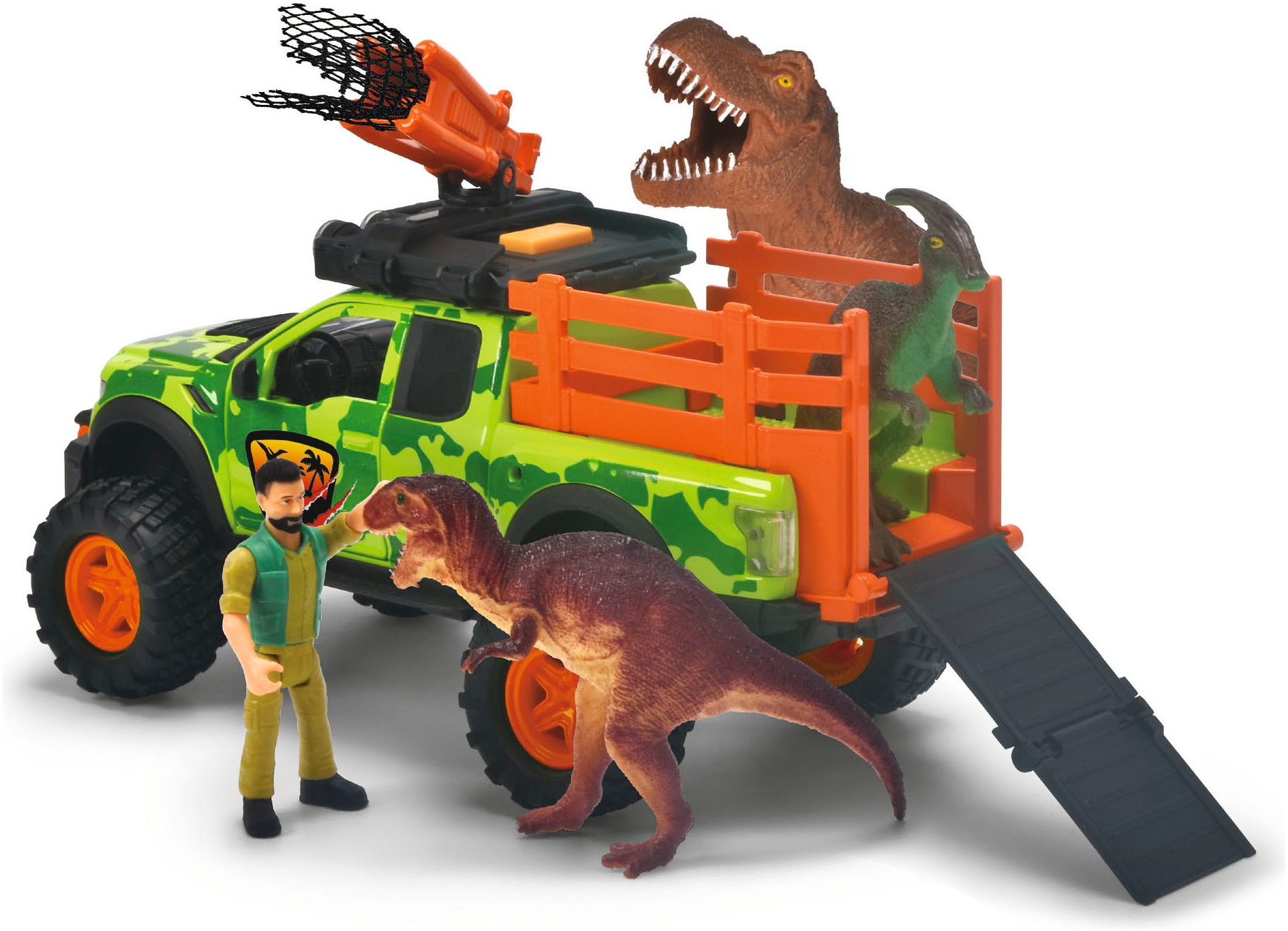 Dickie Toys Personnage de jeu »Spielset - Dino Hunter« mit Licht und Sound