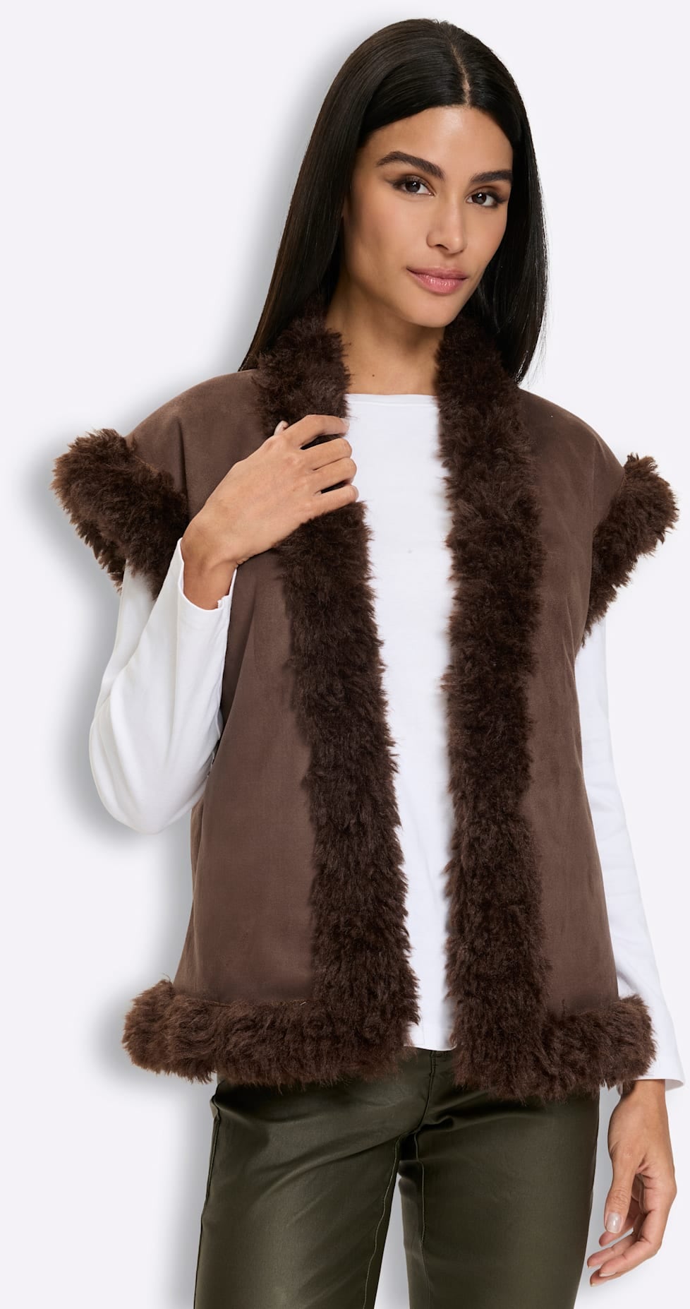 heine Gilet en similicuir