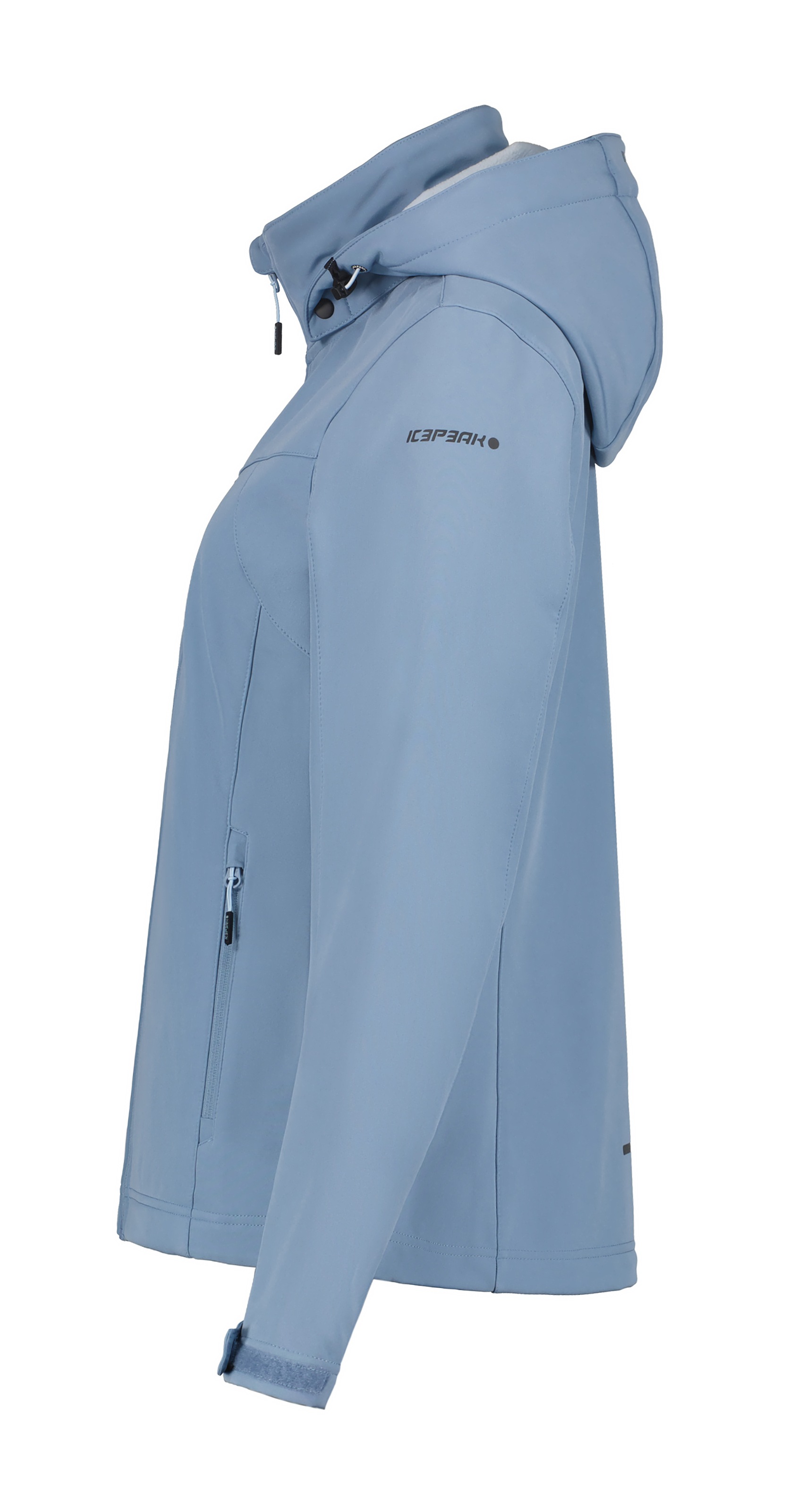 Icepeak Veste softshell »BRENHAM« 1 cuis tlg. mit Kapuze Winddicht & Wasserabweisend & Atmungsaktiv